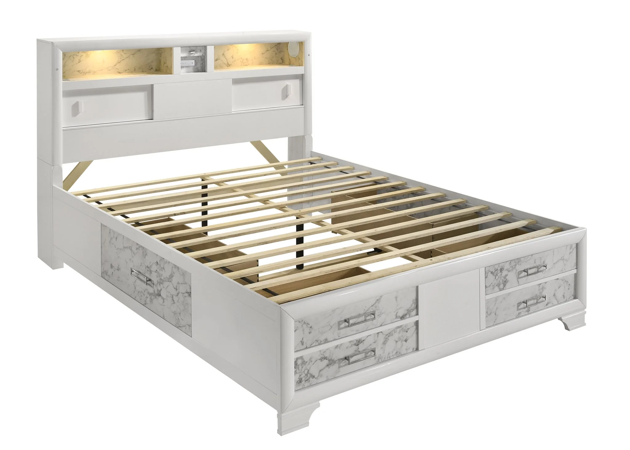 Soul King Bed White - Image 5
