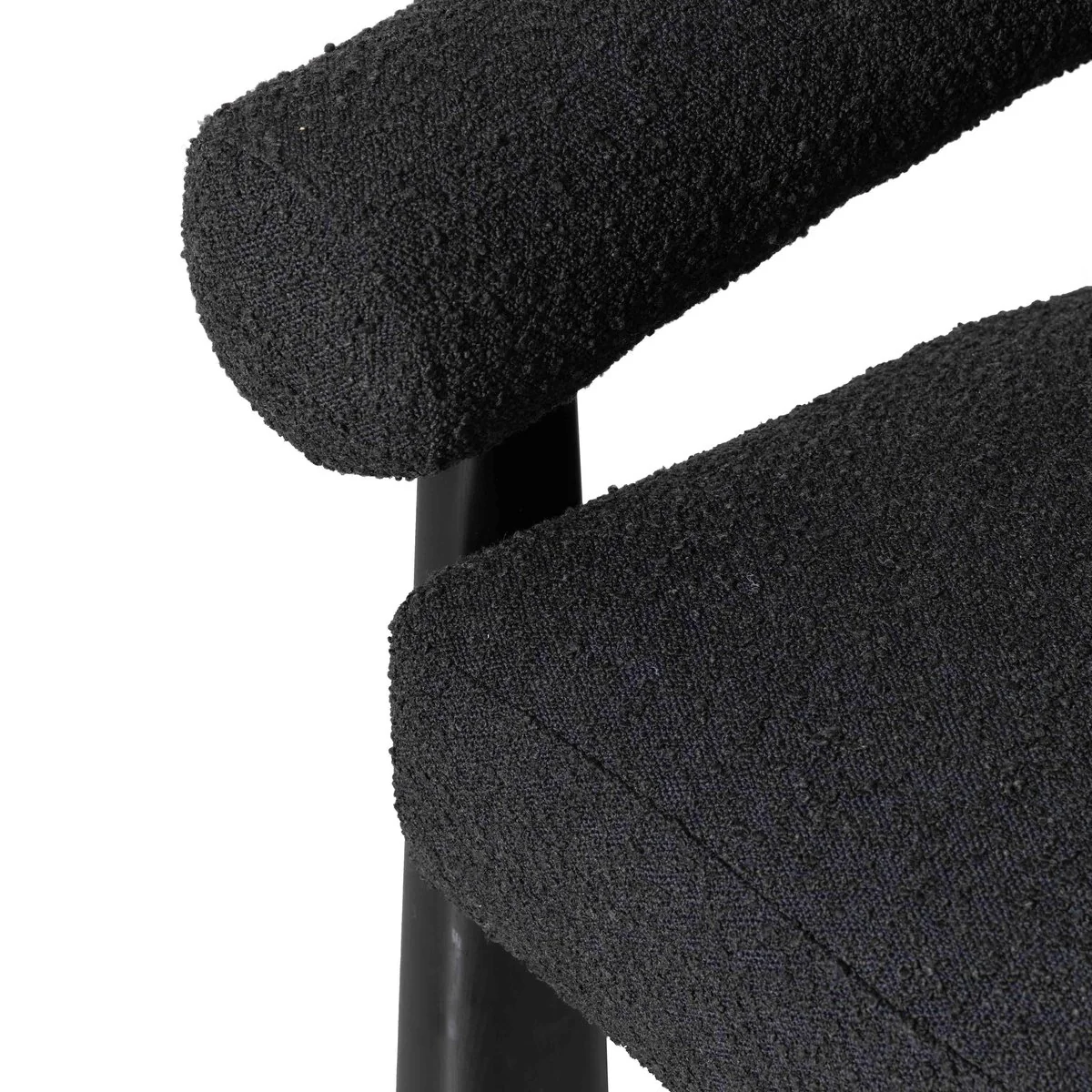 Spara Black Performance Boucle Accent Chair - Image 5