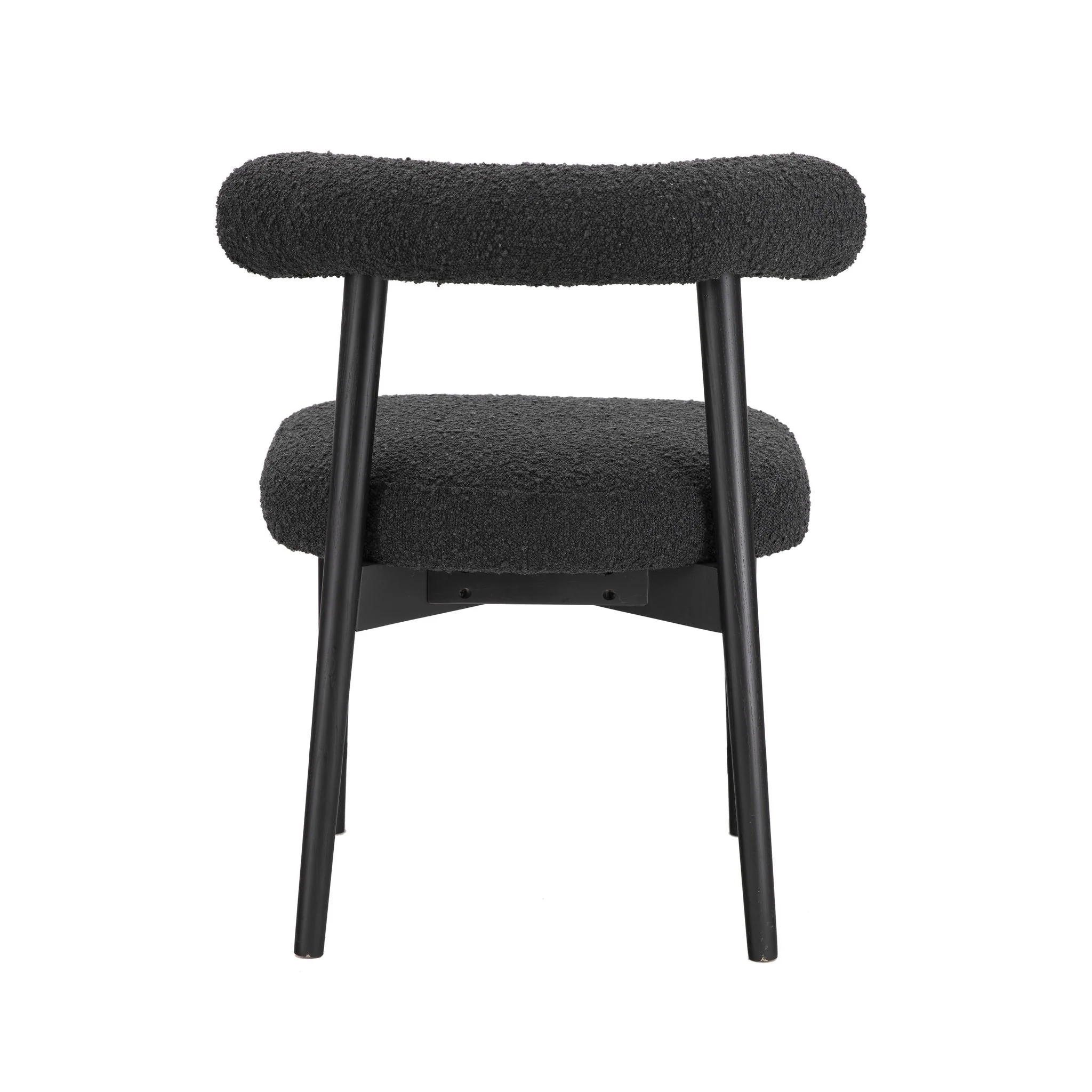 Spara Black Performance Boucle Side Chair - Image 4