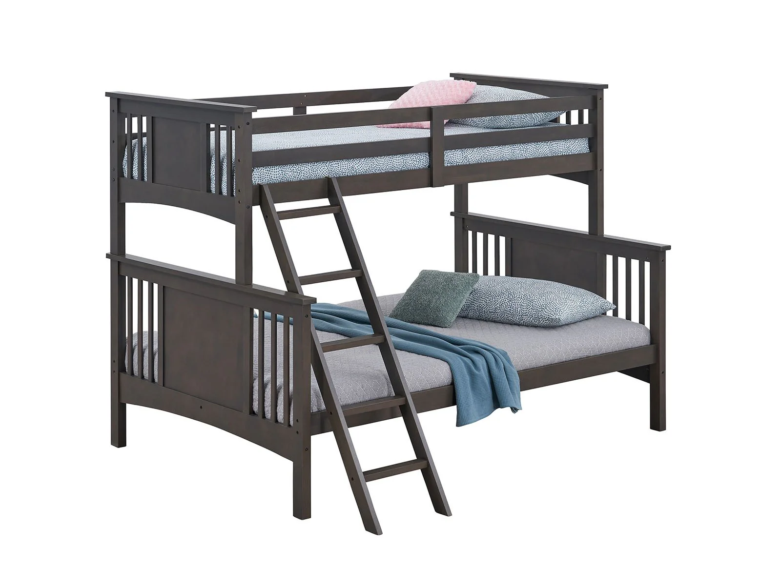 Spring Creek Twin/Full Bunk Bed, Stain Gray - Image 2