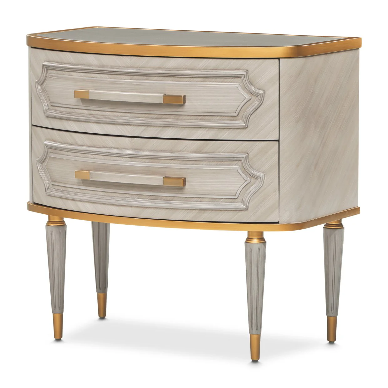 St. Charles 2-Drawer Nightstand - Dove Gray - Image 14