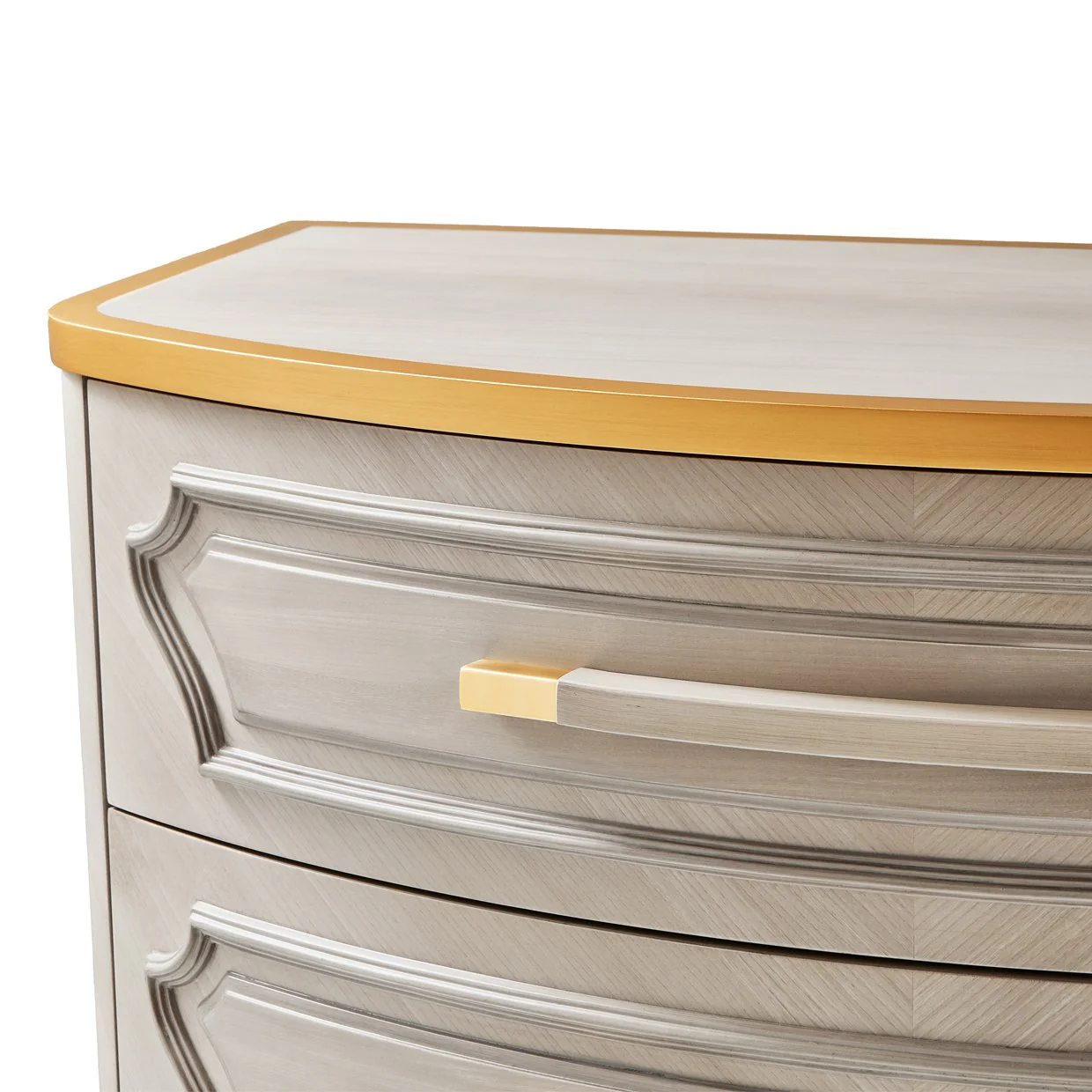 St. Charles 5-Drawer Highboy Chest - Dove Gray - Image 4