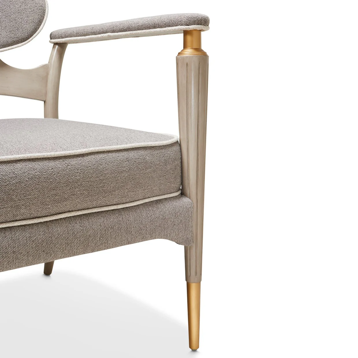 St. Charles Accent Chair - Dove Gray - Image 17