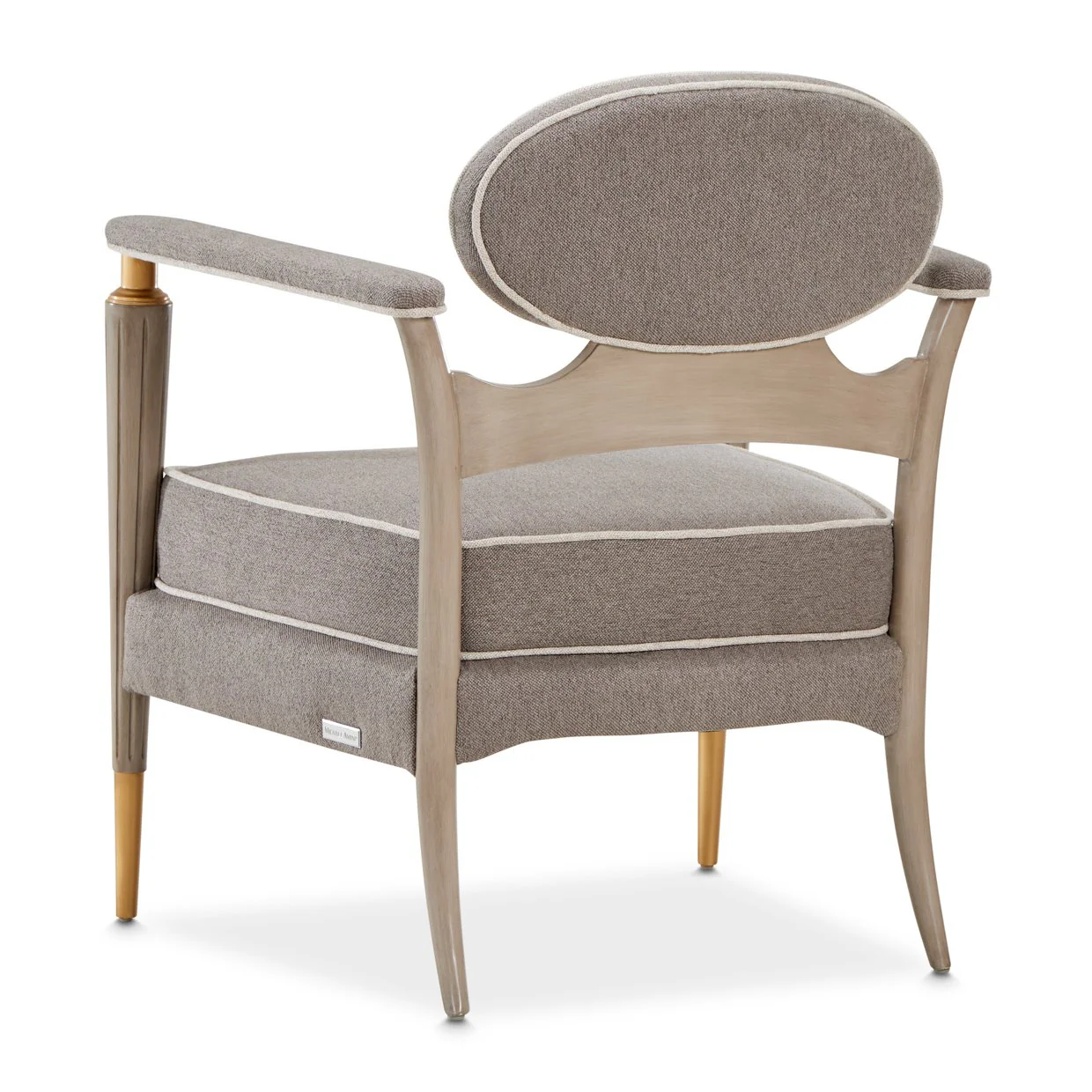 St. Charles Accent Chair - Dove Gray - Image 4