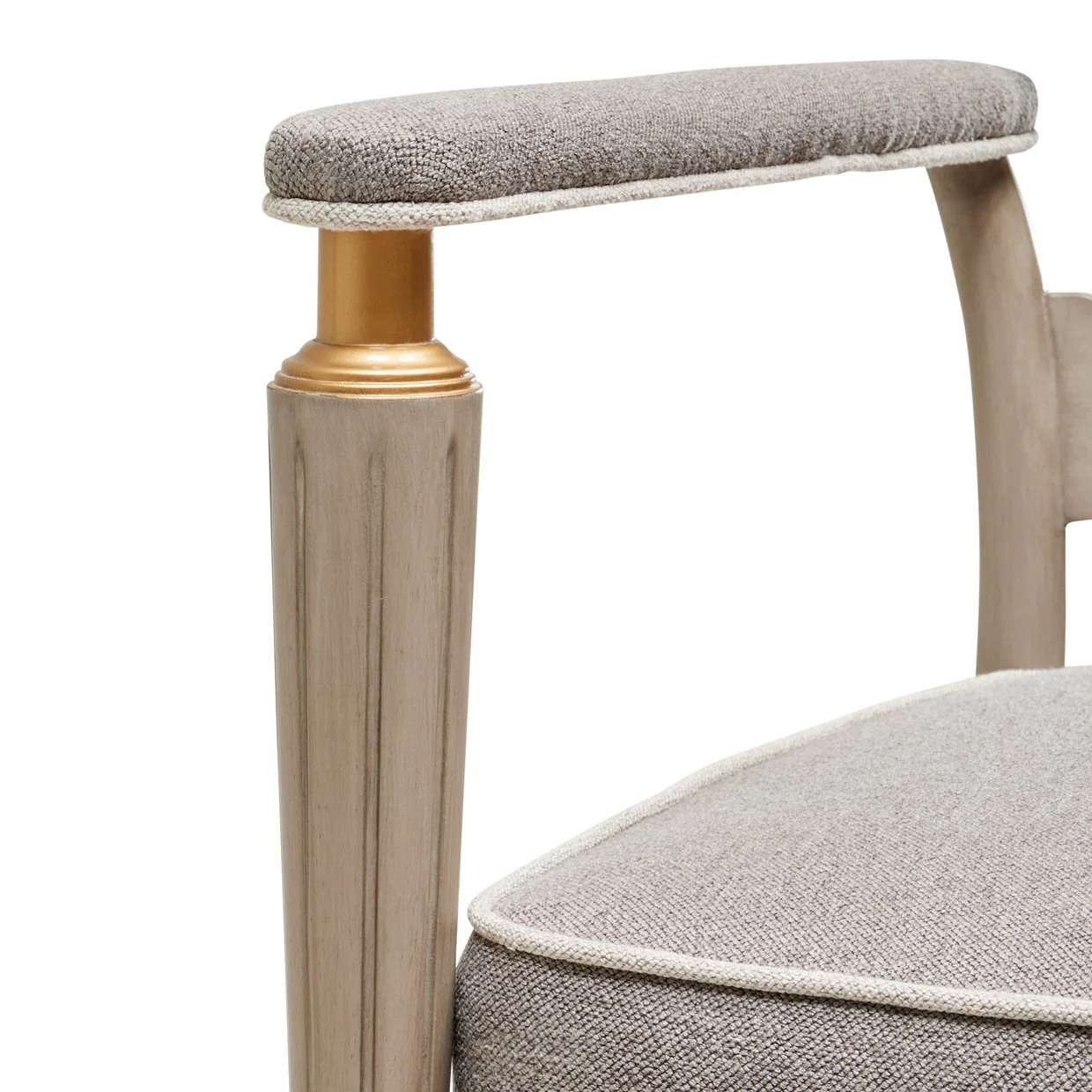 St. Charles Accent Chair - Dove Gray - Image 9