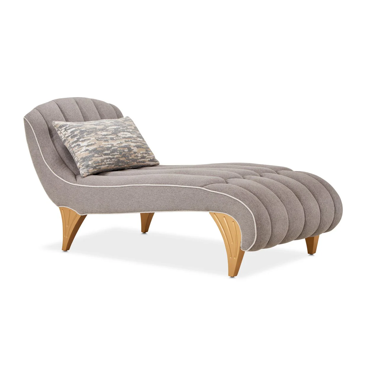 St. Charles Chaise - Dove Gray - Image 2