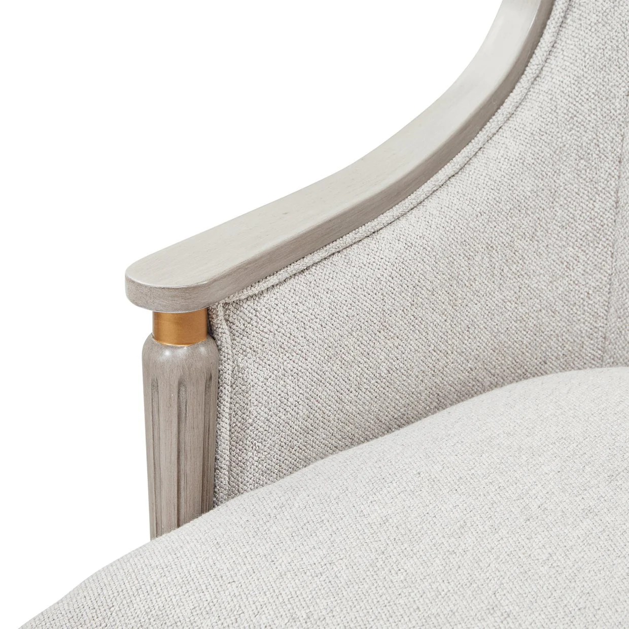 St. Charles Dining Arm Chair - Dove Gray - Image 8