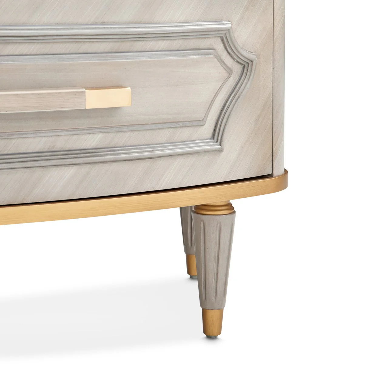 St. Charles Display Cabinet - Dove Gray - Image 7