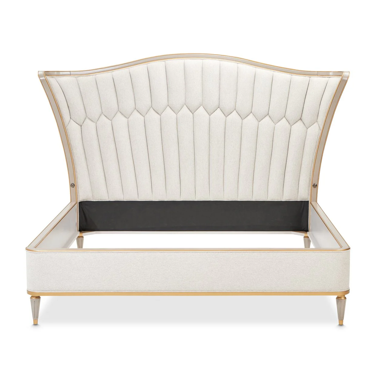 St. Charles Eastern King Upholstered Bed - Dove Gray - Image 3