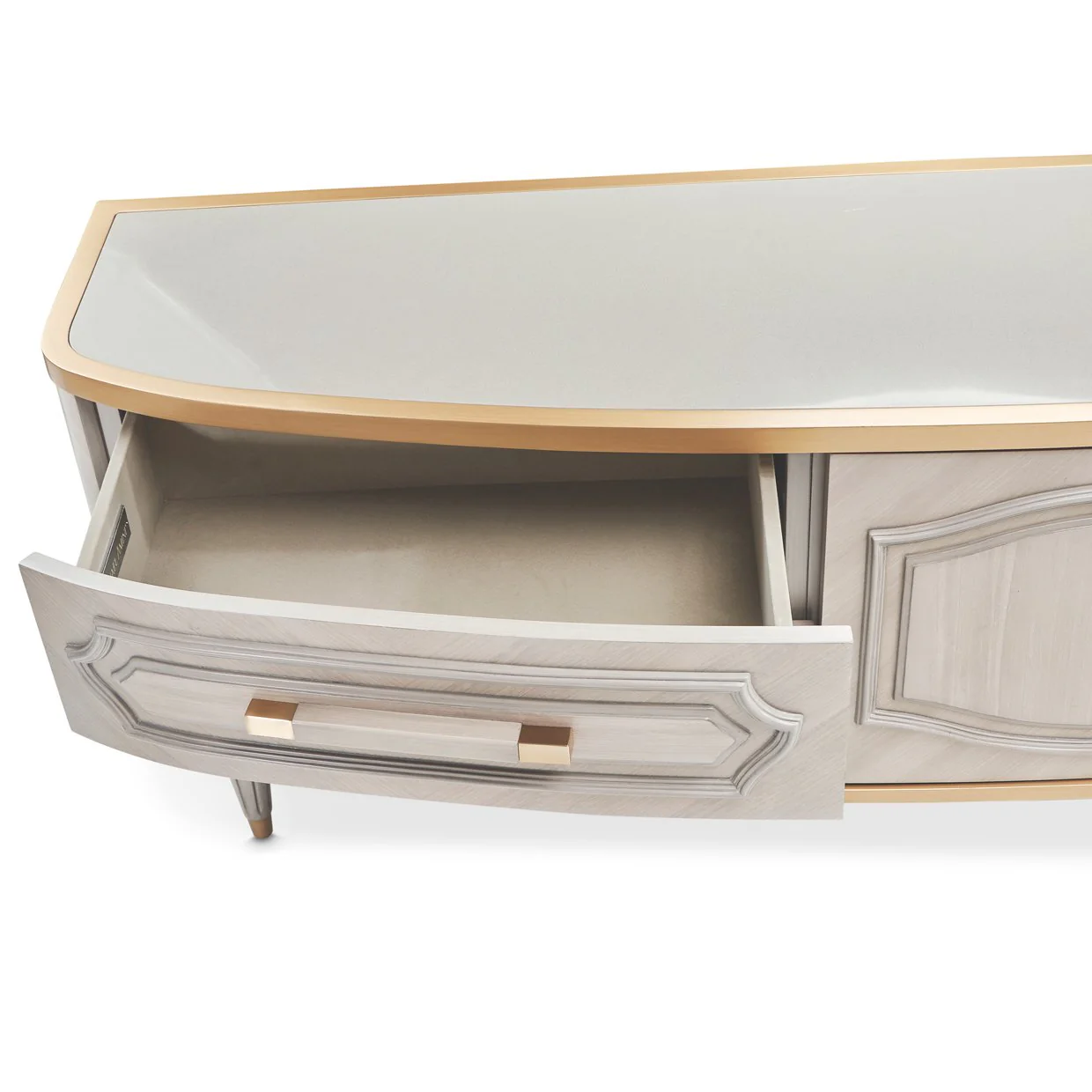 St. Charles Media Cabinet - Dove Gray - Image 6