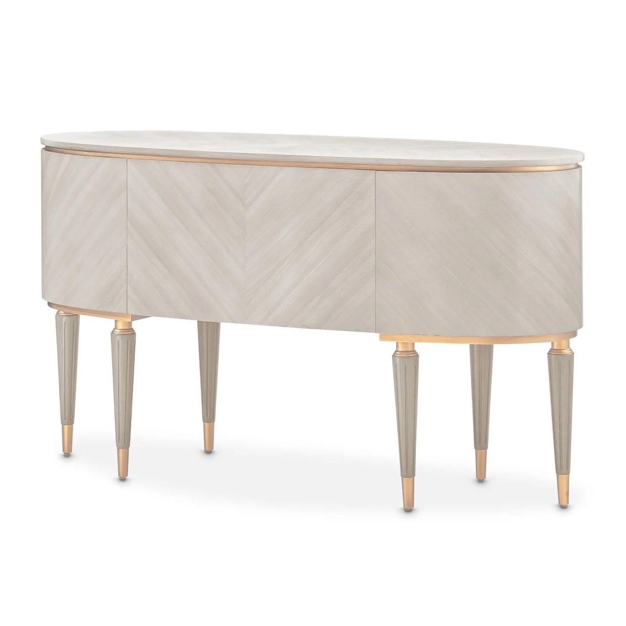St. Charles Vanity Desk - Dove Gray - Image 4