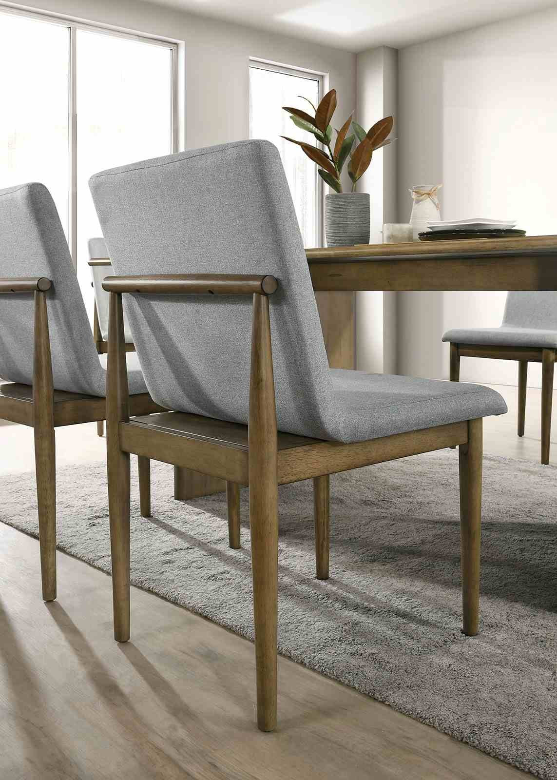 St Gallen Side Chair (2/CTN), Natural Tone/Light Gray - Image 3