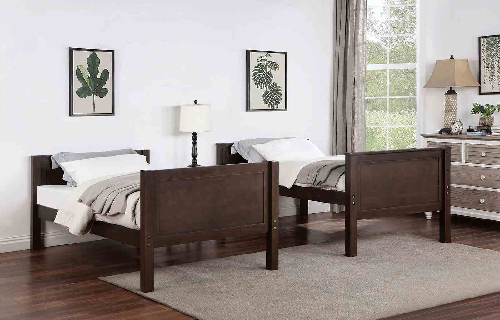 Stamos Twin/Twin Bunk Bed, Walnut - Image 2