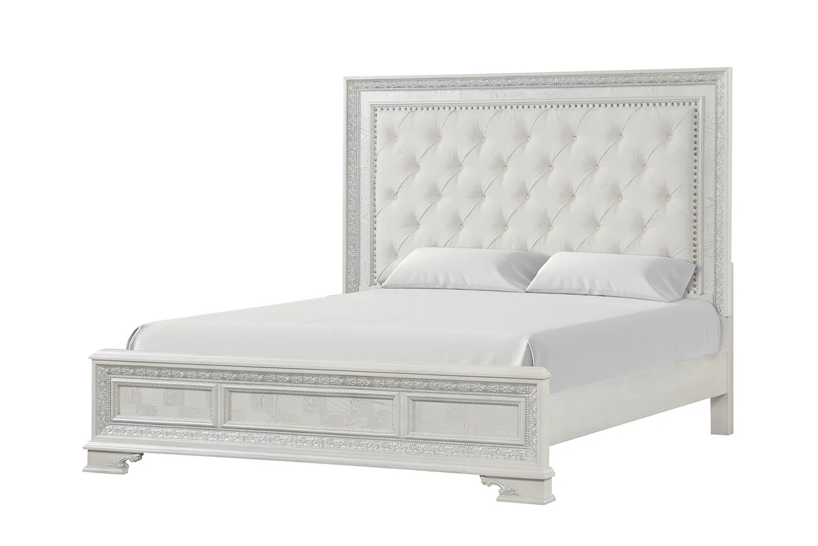 Stella Mia 5 Pc. Queen Uph Bedroom Set w/ 2Ns - Image 4