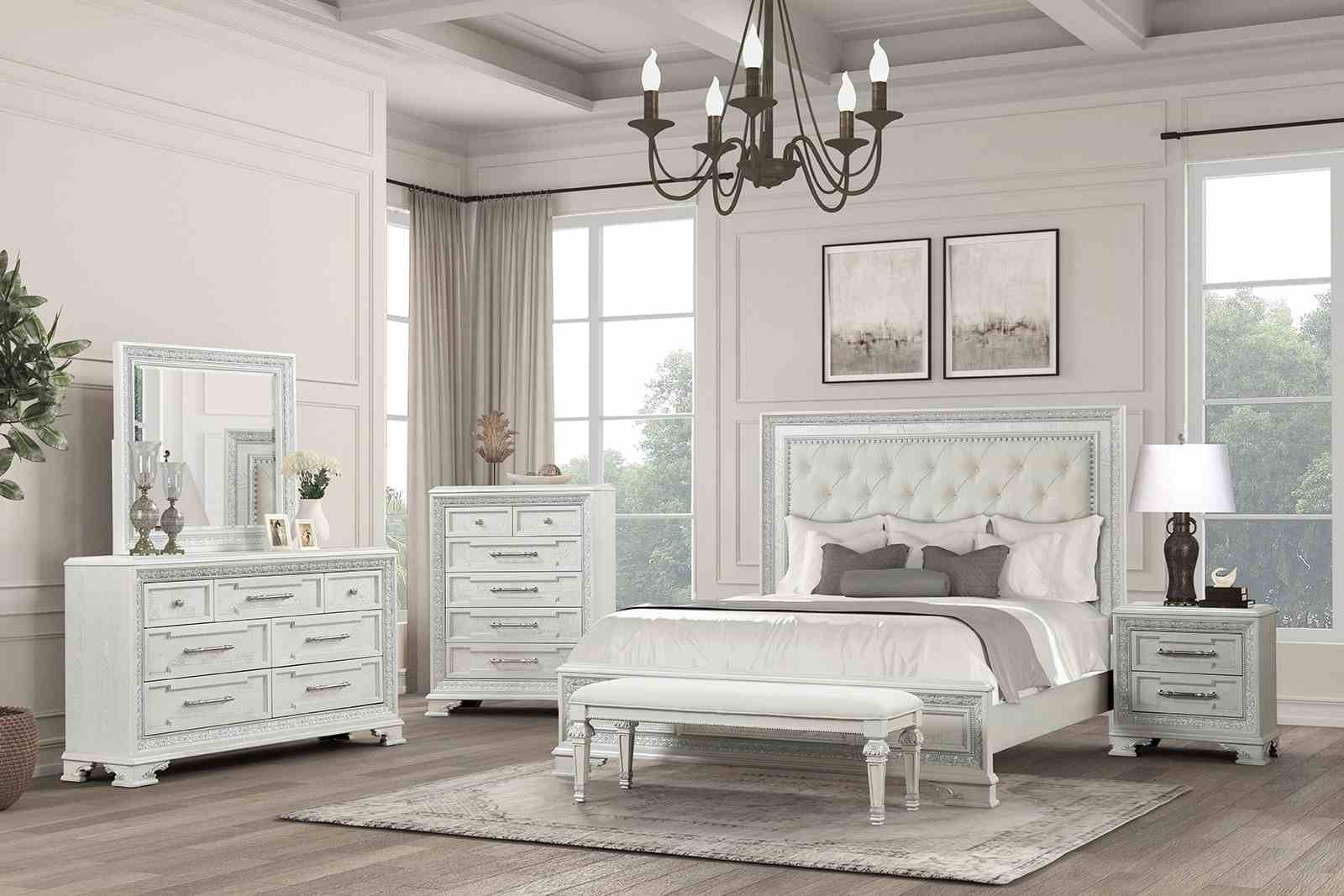 Stella Mia Dresser w/Jewelry Box, Creamy White - Image 2