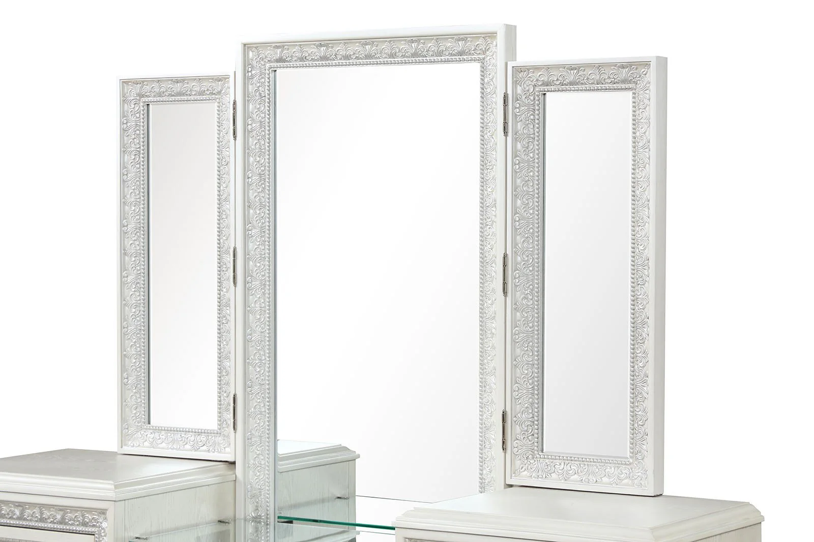 Stella Mia Vanity w/ Stool, Creamy White - Image 6