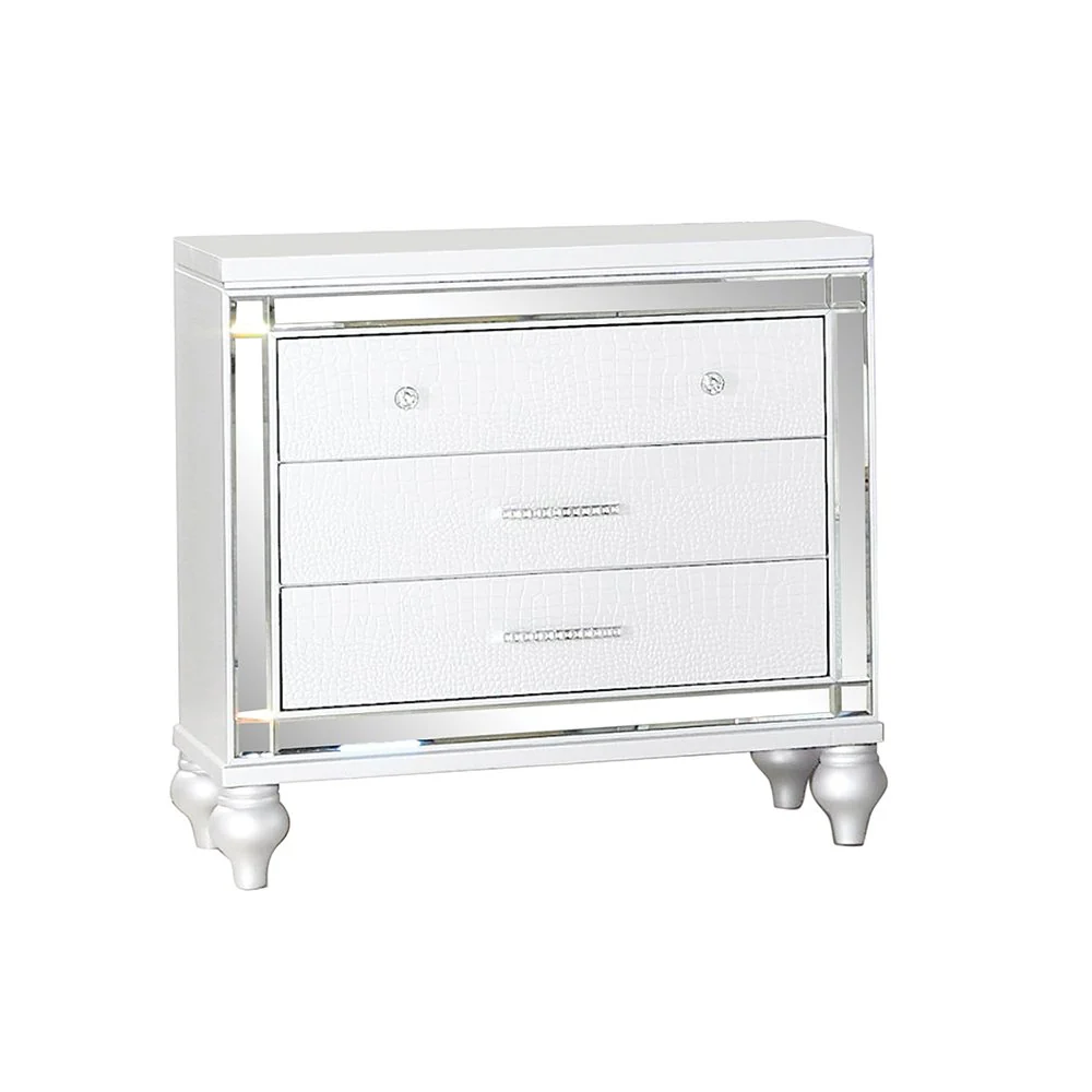 Sterling 4 Pc Queen Bed White - Image 14