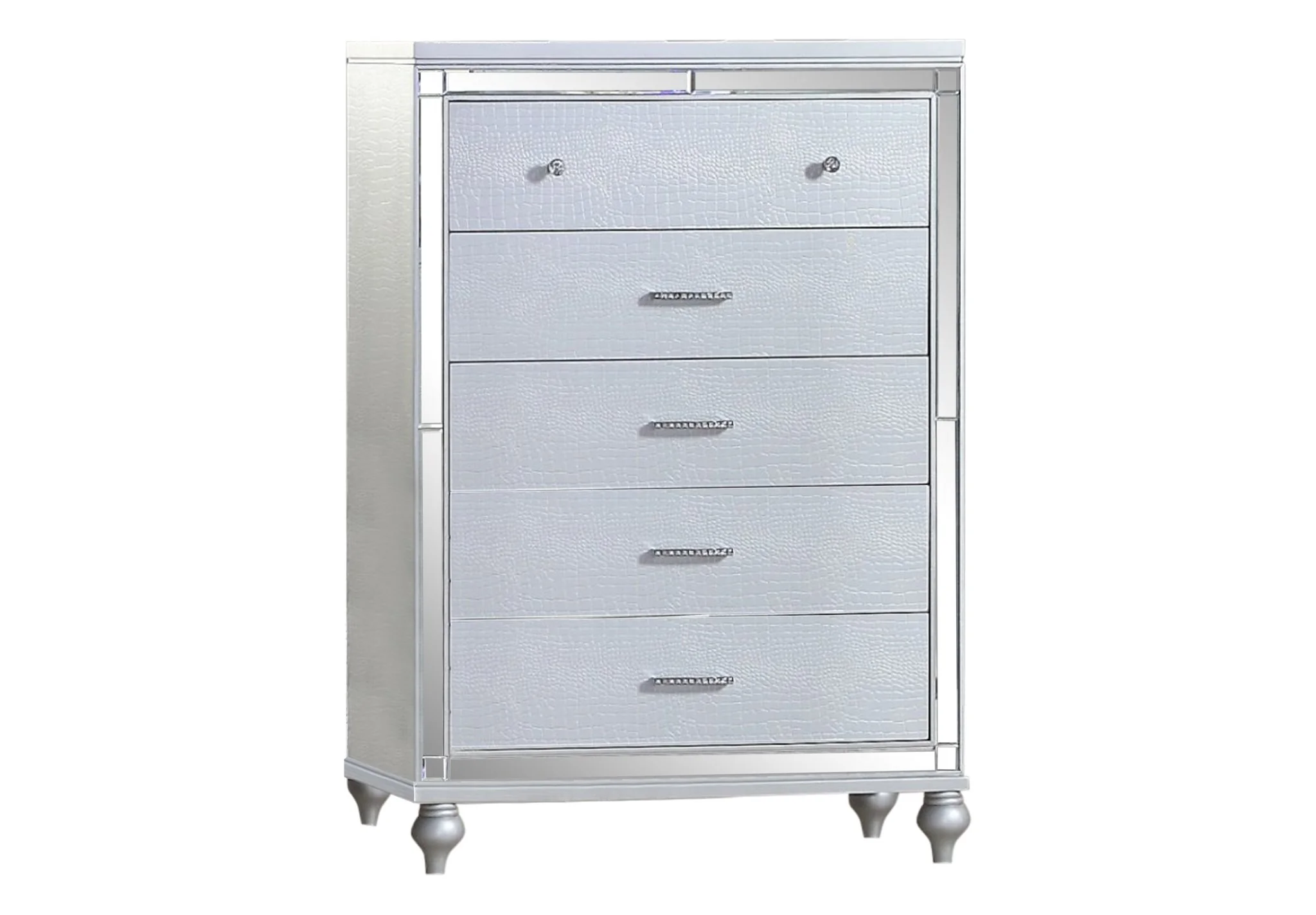 Sterling 5 Pc king Bed White - Image 17