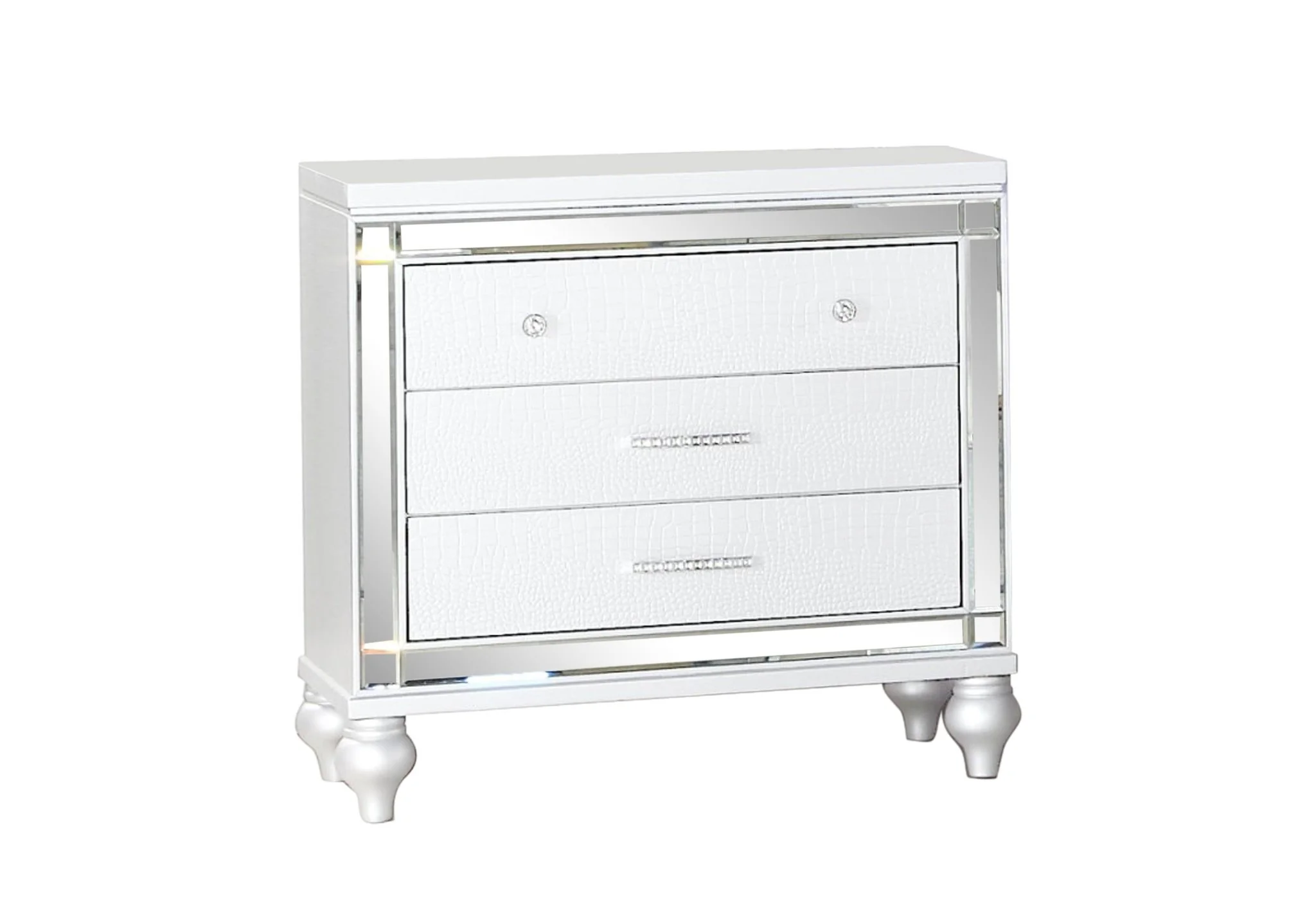 Sterling 5 Pc Queen Bed White - Image 16