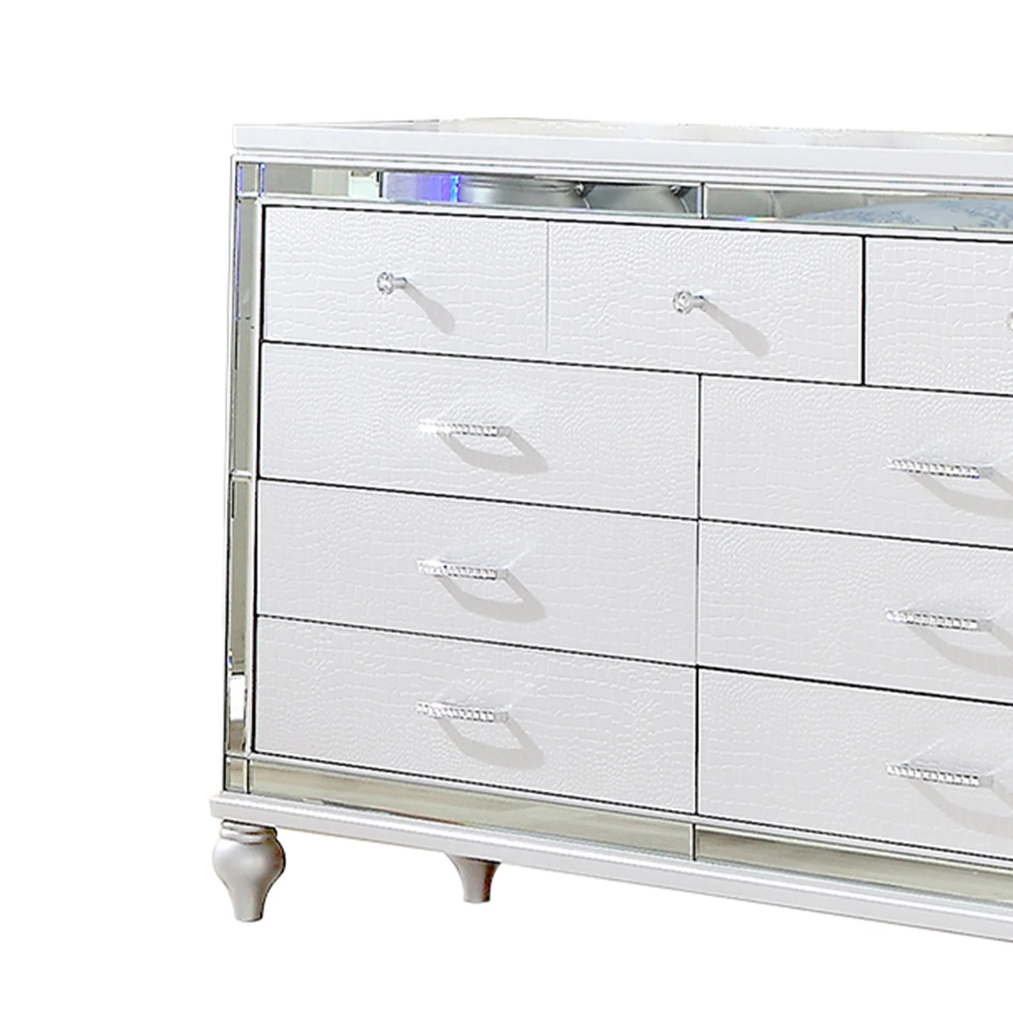 Sterling 5 Pc Queen Bed White - Image 7