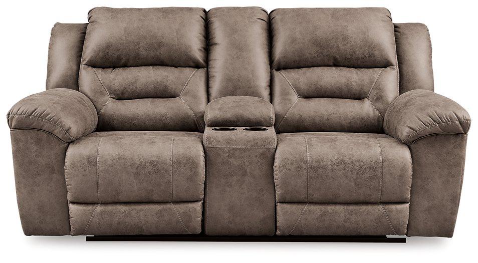 Stoneland Reclining Loveseat with Console - Image 13