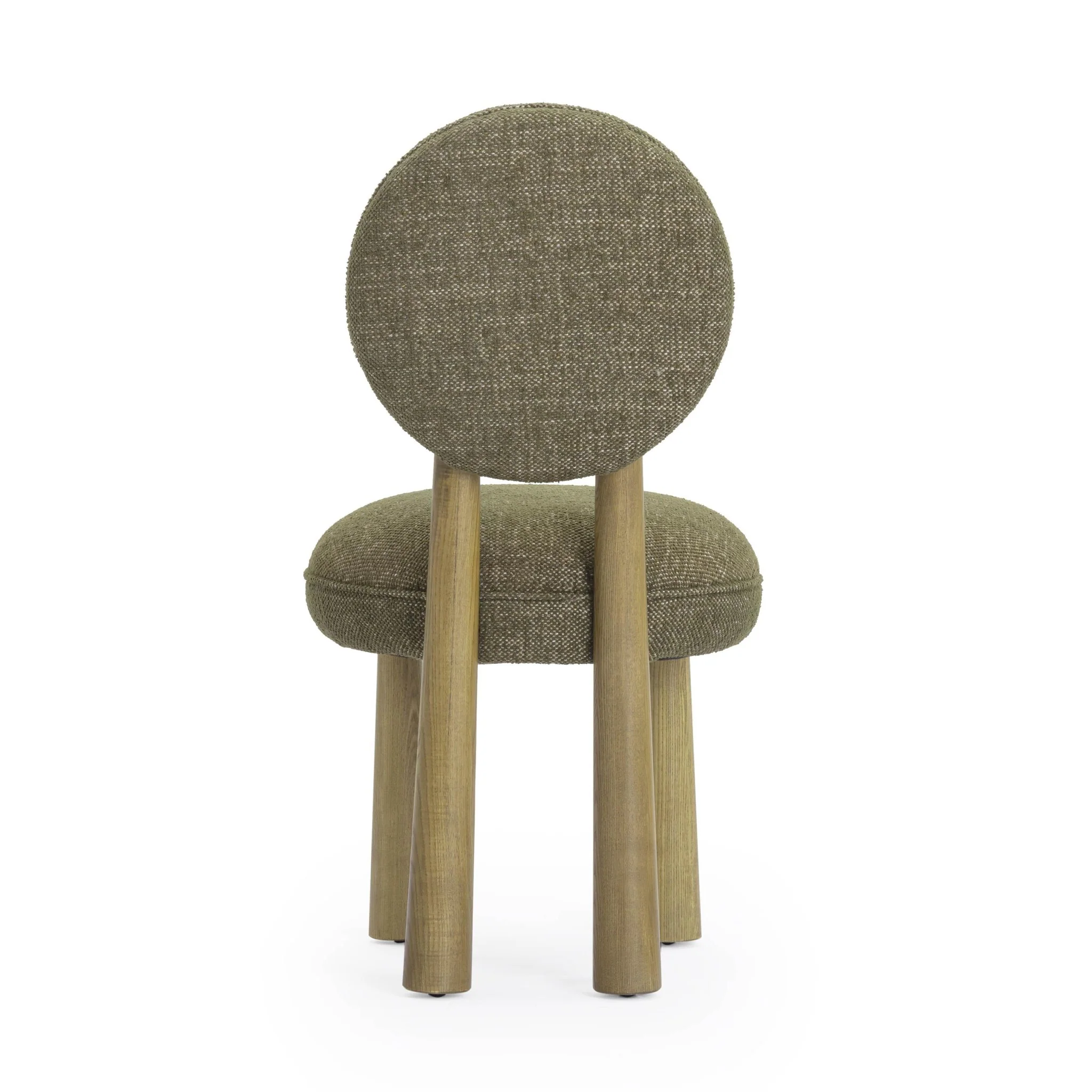 Sulley Olive Green Perfomance Basketweave Dining Chair - Image 5
