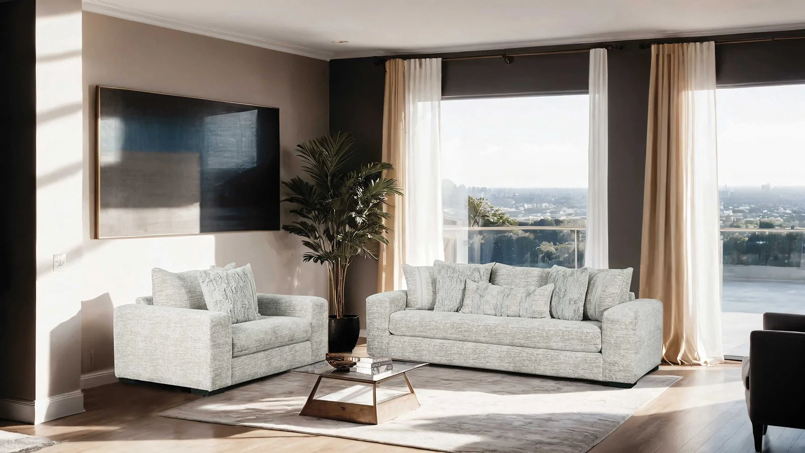Summerset Chair And A Half, Gray - Image 2