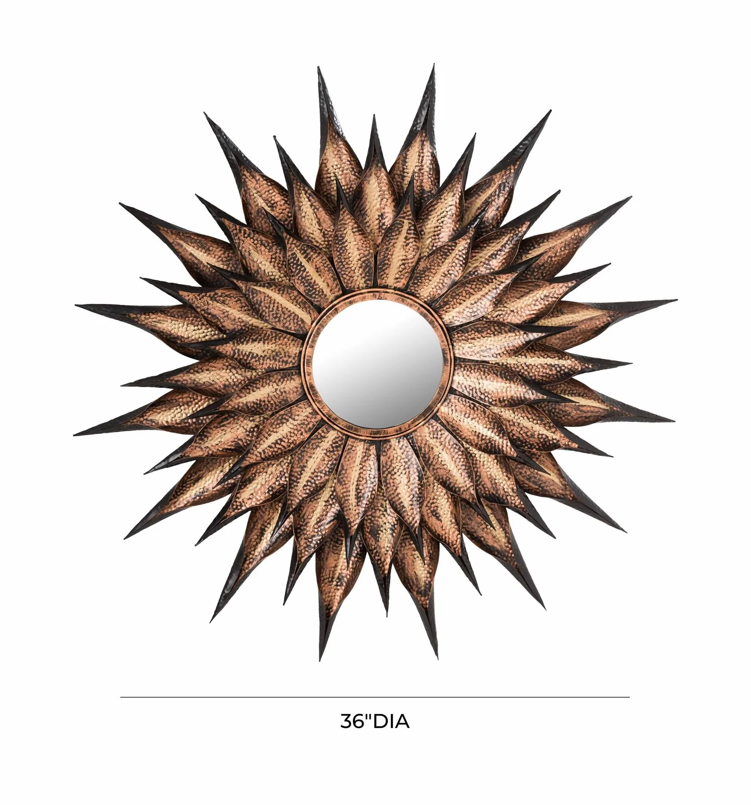 Sunflower Antique Wall Mirror - Image 6