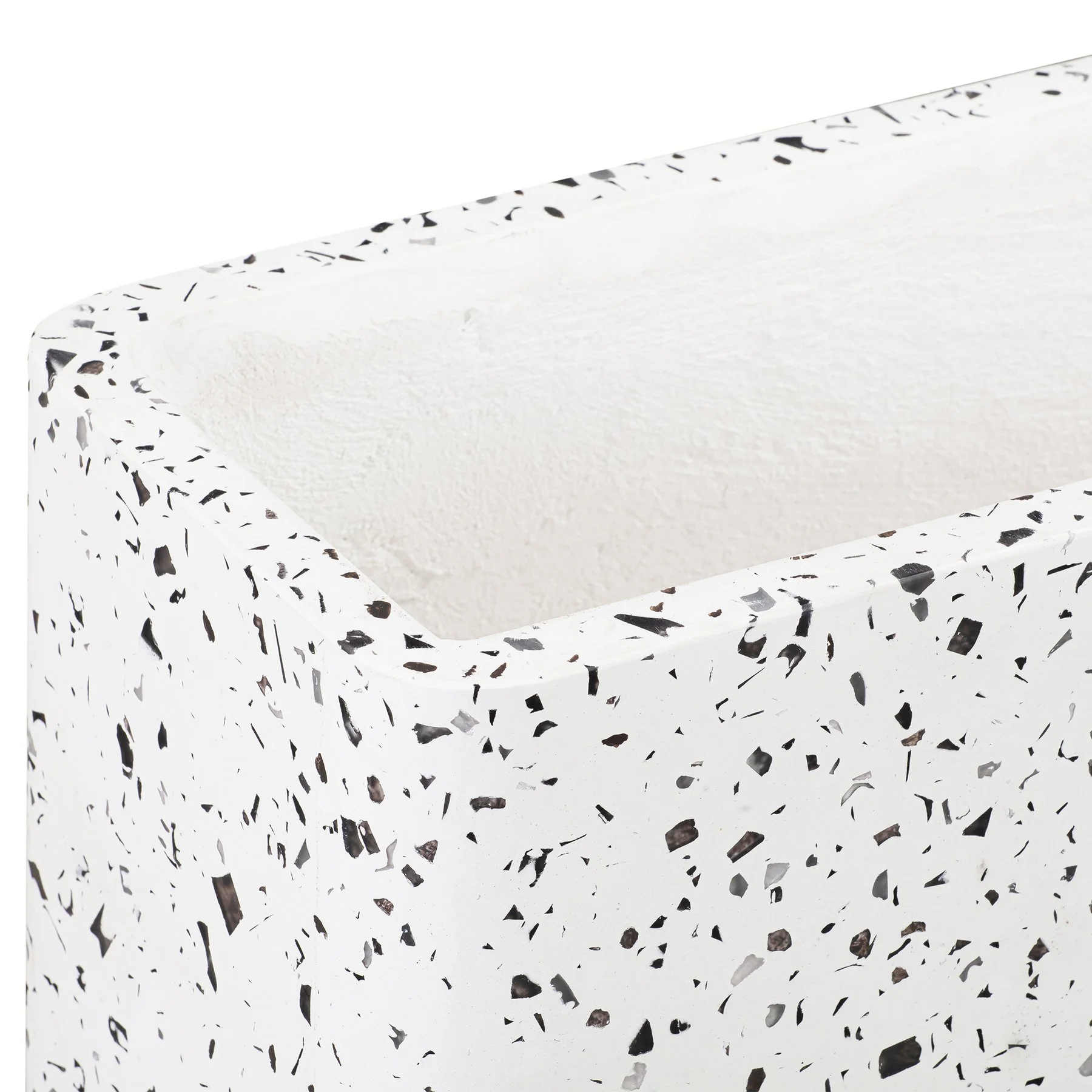 Sunstone Indoor or Outdoor Planter in Terrazzo Concrete - Image 3