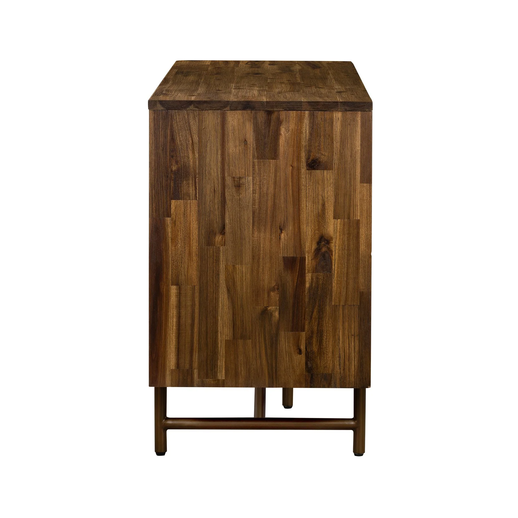 Superb Rustic Oak Buffet Cabinet - Image 4