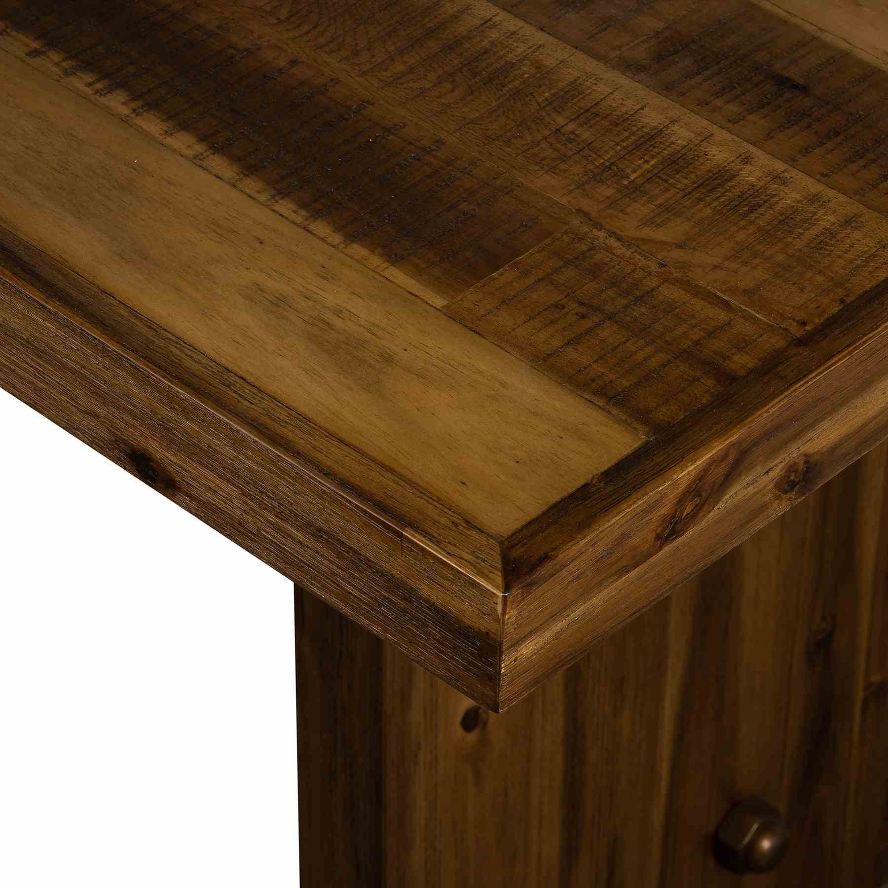 Superb Rustic Oak Dining Table - Image 7