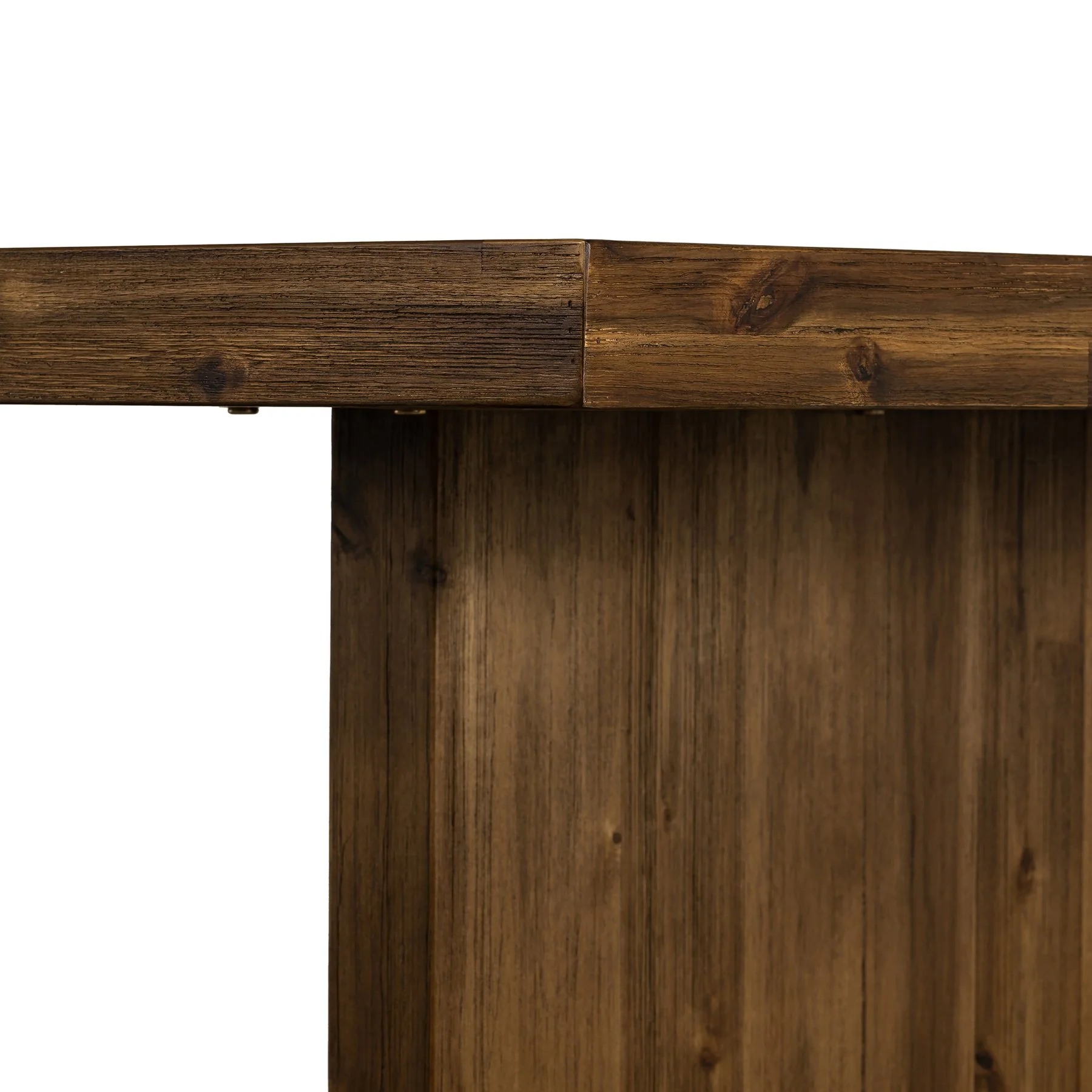 Superb Rustic Oak Dining Table - Image 8