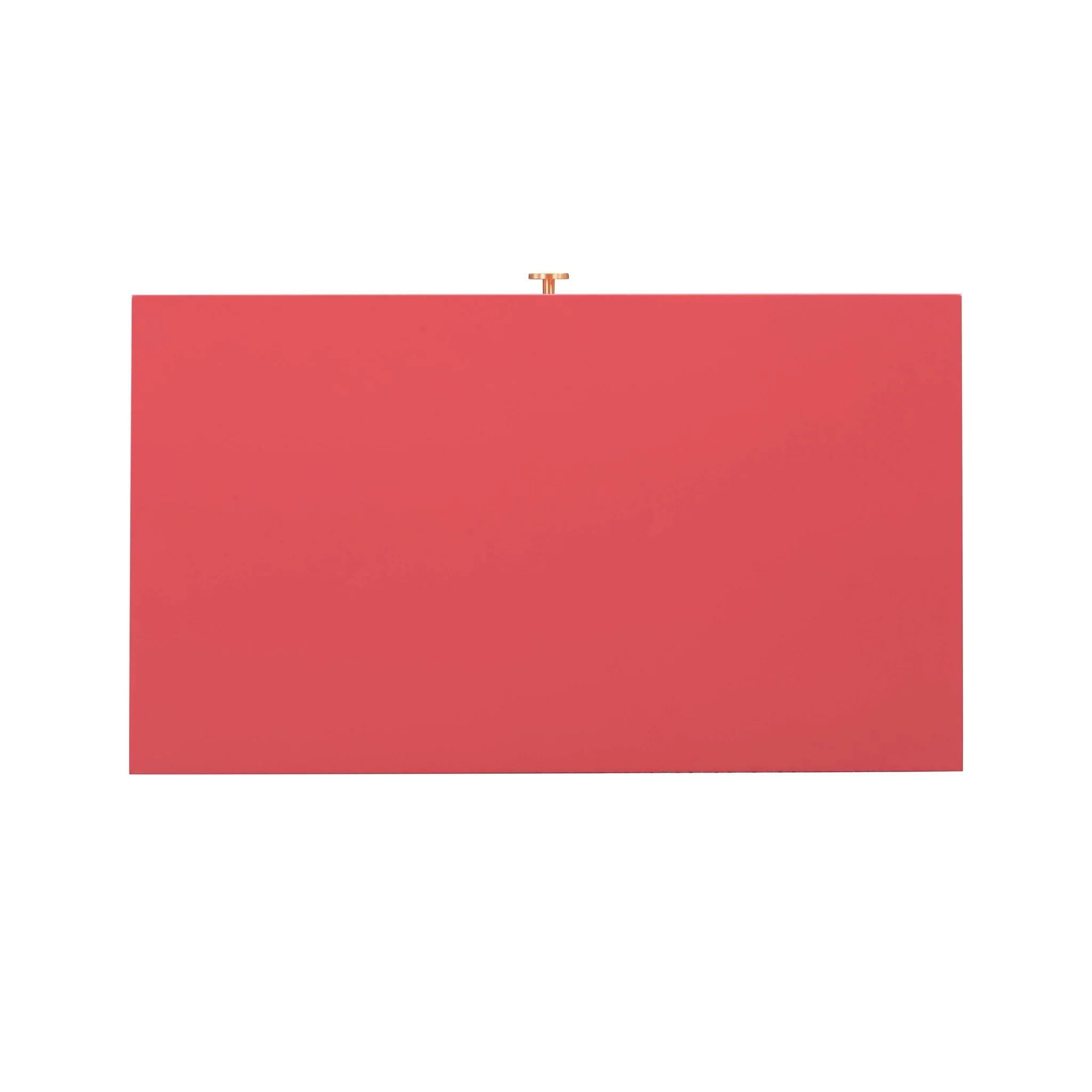 Suzie Coral Pink & Rattan Nightstand - Image 5