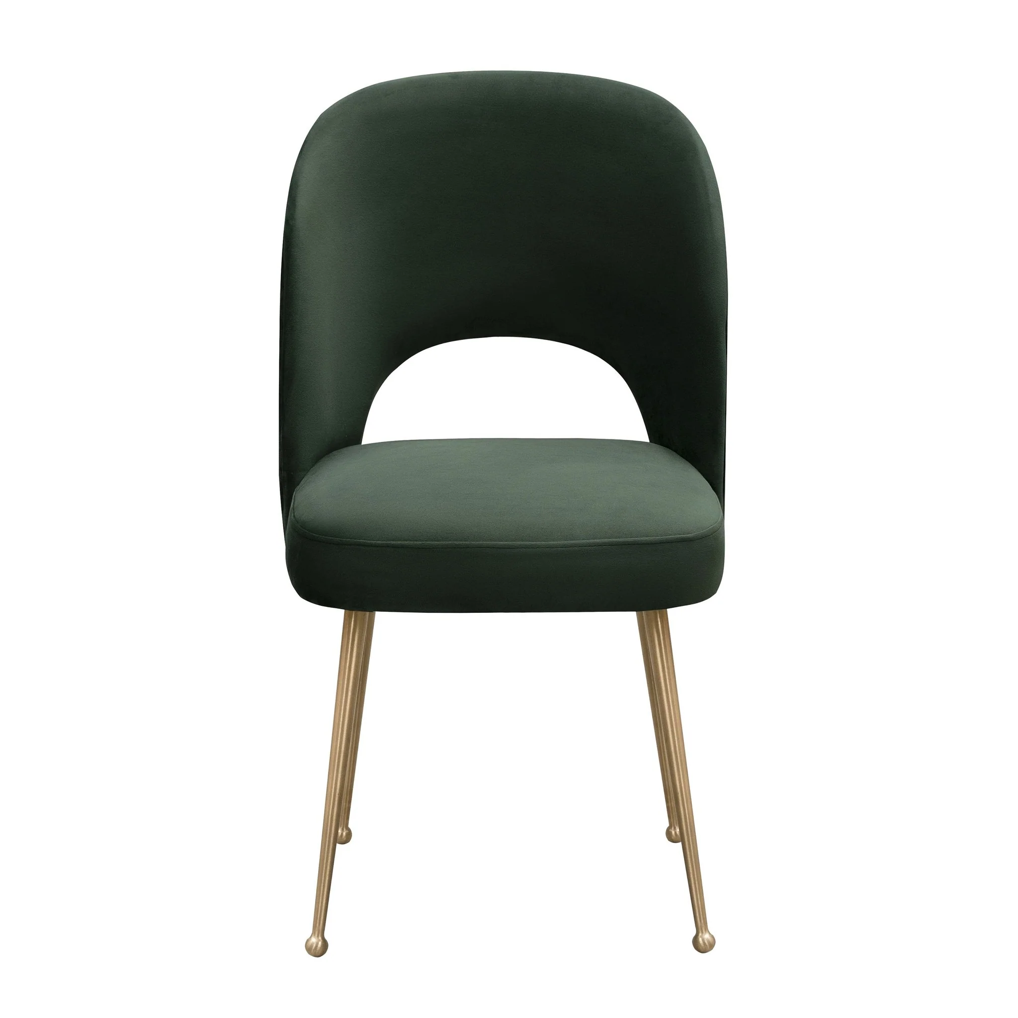 Swell Forest Green Velvet Chair - Image 3