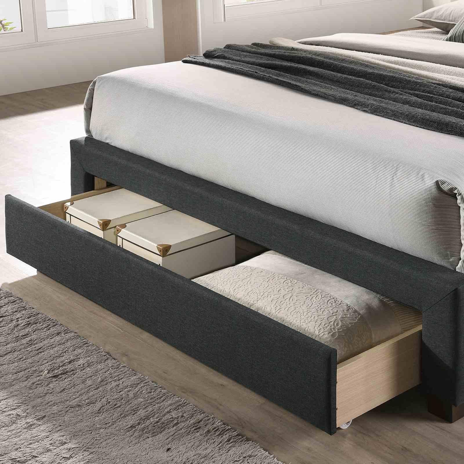 Sybella Queen Bed, Dark Gray - Image 3