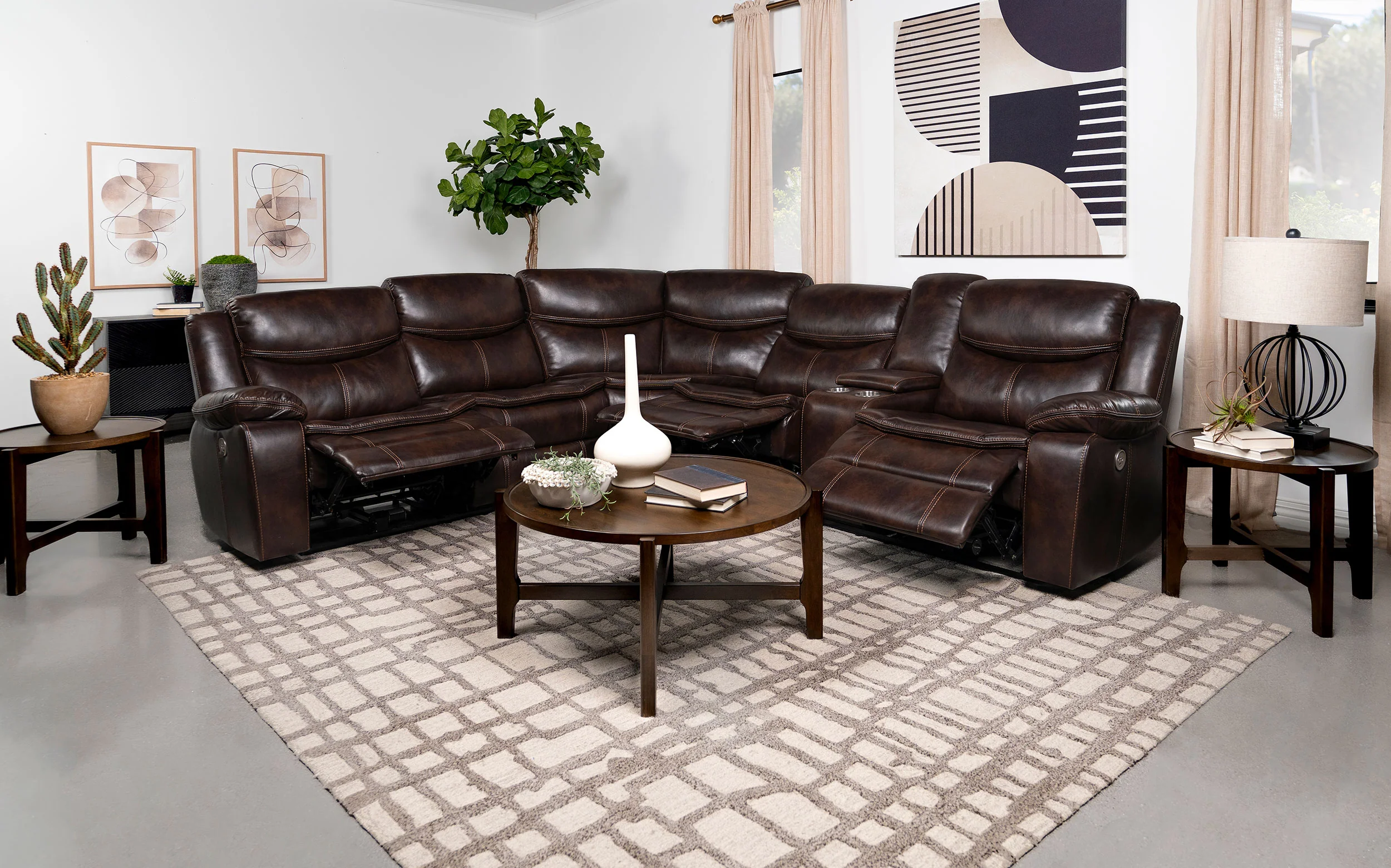 Sycamore Power Reclining Sectional Sofa - Image 3