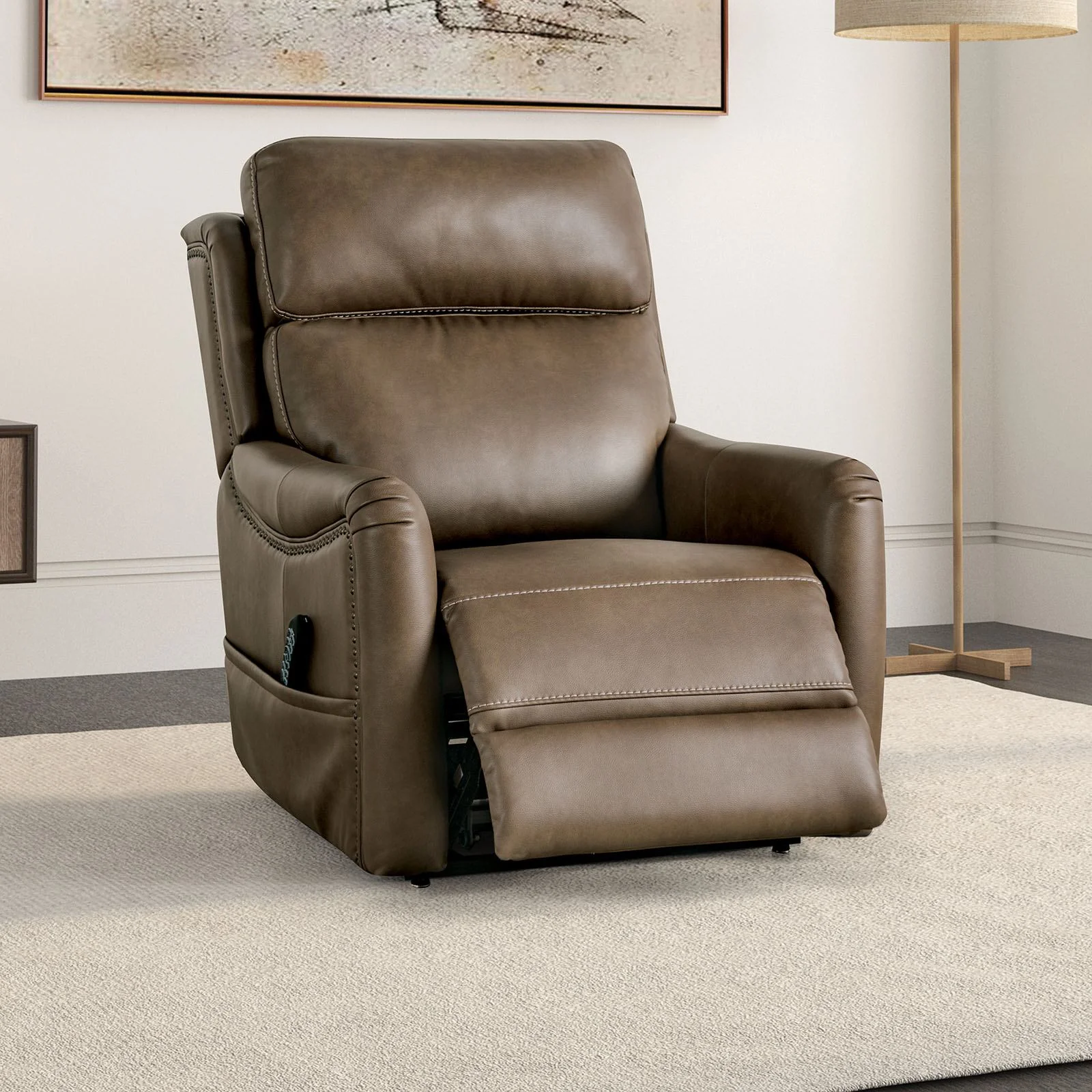 Sylvanus Lift Chair, Brown - Image 2