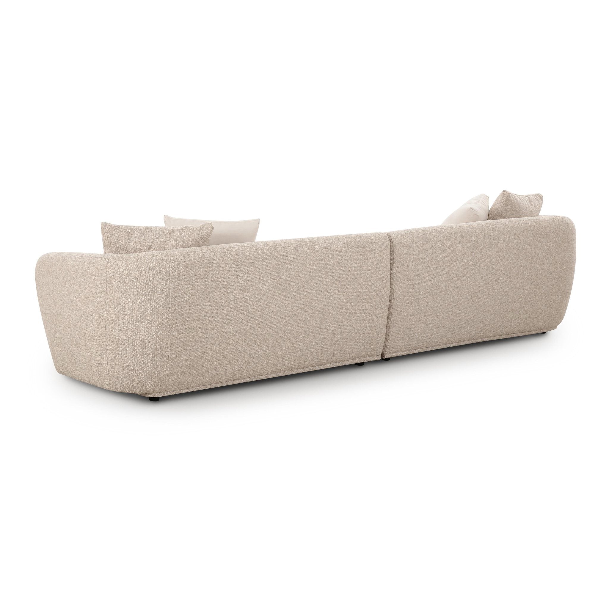 Sylvie Cream Boucle 4-Seater Sofa - Image 4