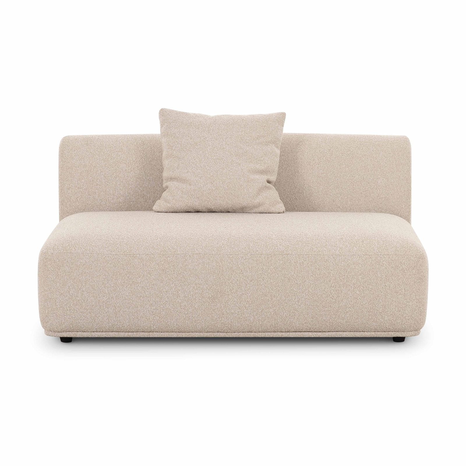 Sylvie Cream Boucle Armless 2-seater - Image 2