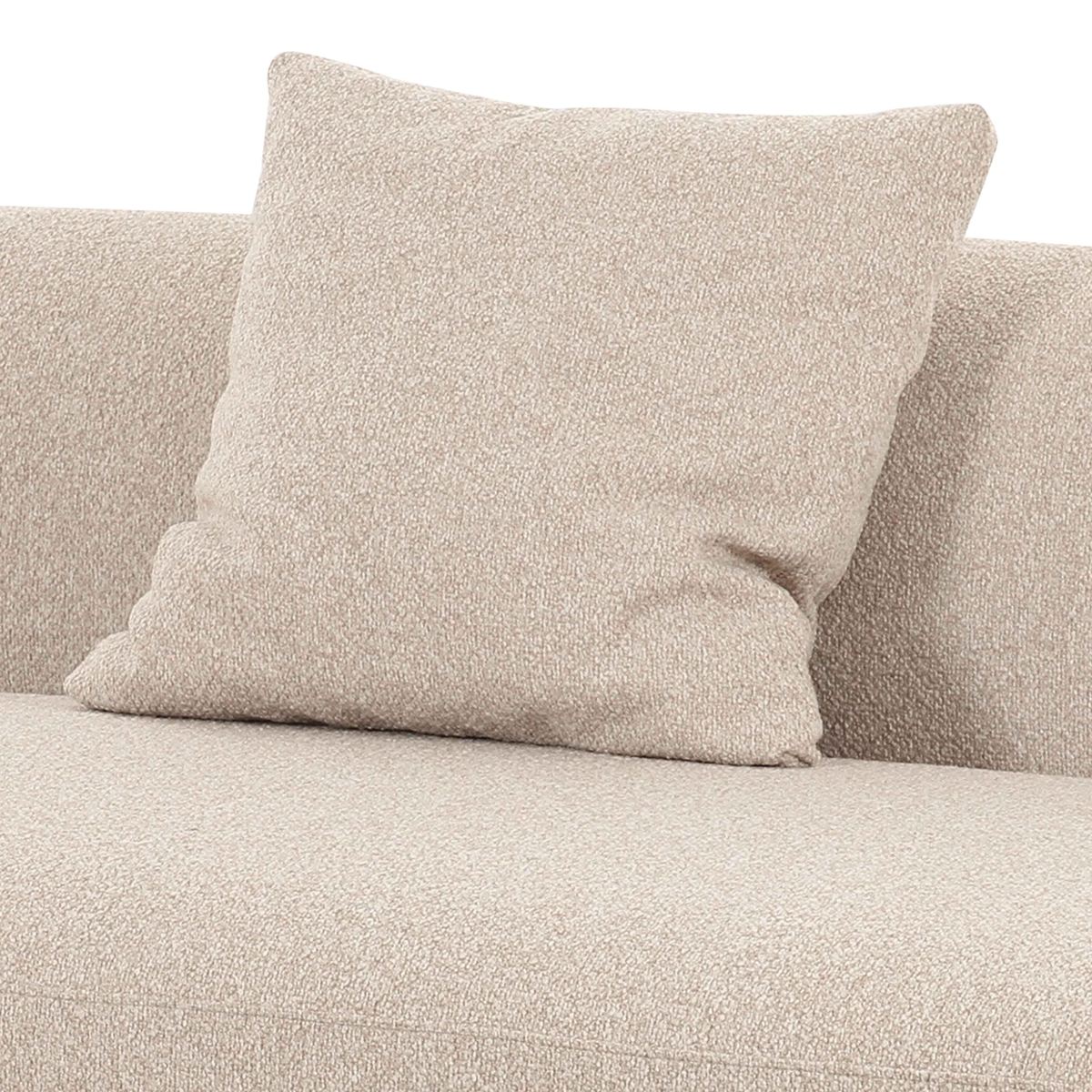 Sylvie Cream Boucle Armless 2-seater - Image 4