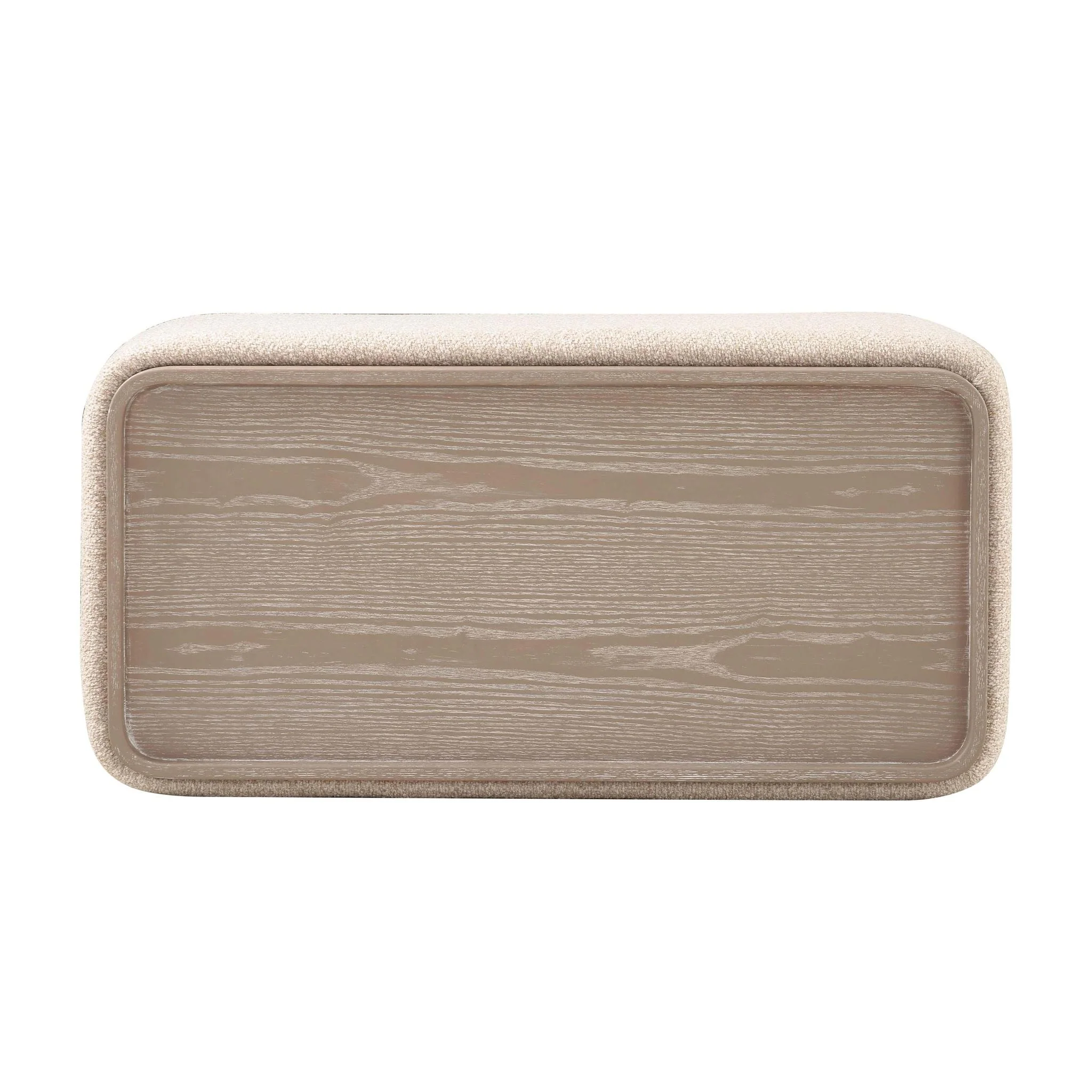 Sylvie Cream Boucle Ottoman Table - Image 4
