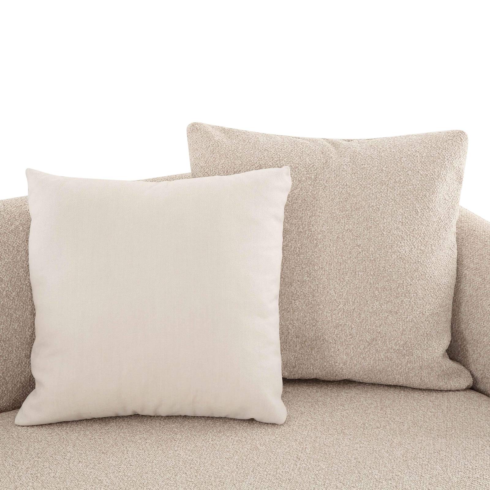 Sylvie Cream Boucle Right Arm 2-Seater Loveseat - Image 4