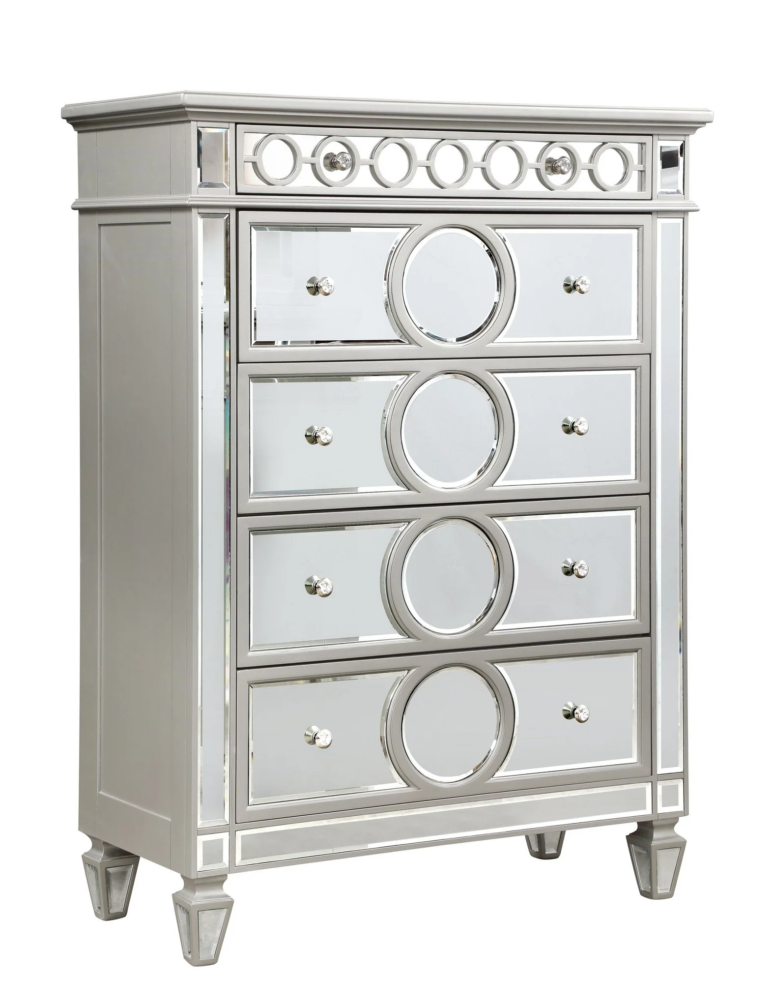 Symphony 5 Pc king Bed Silver - Image 18
