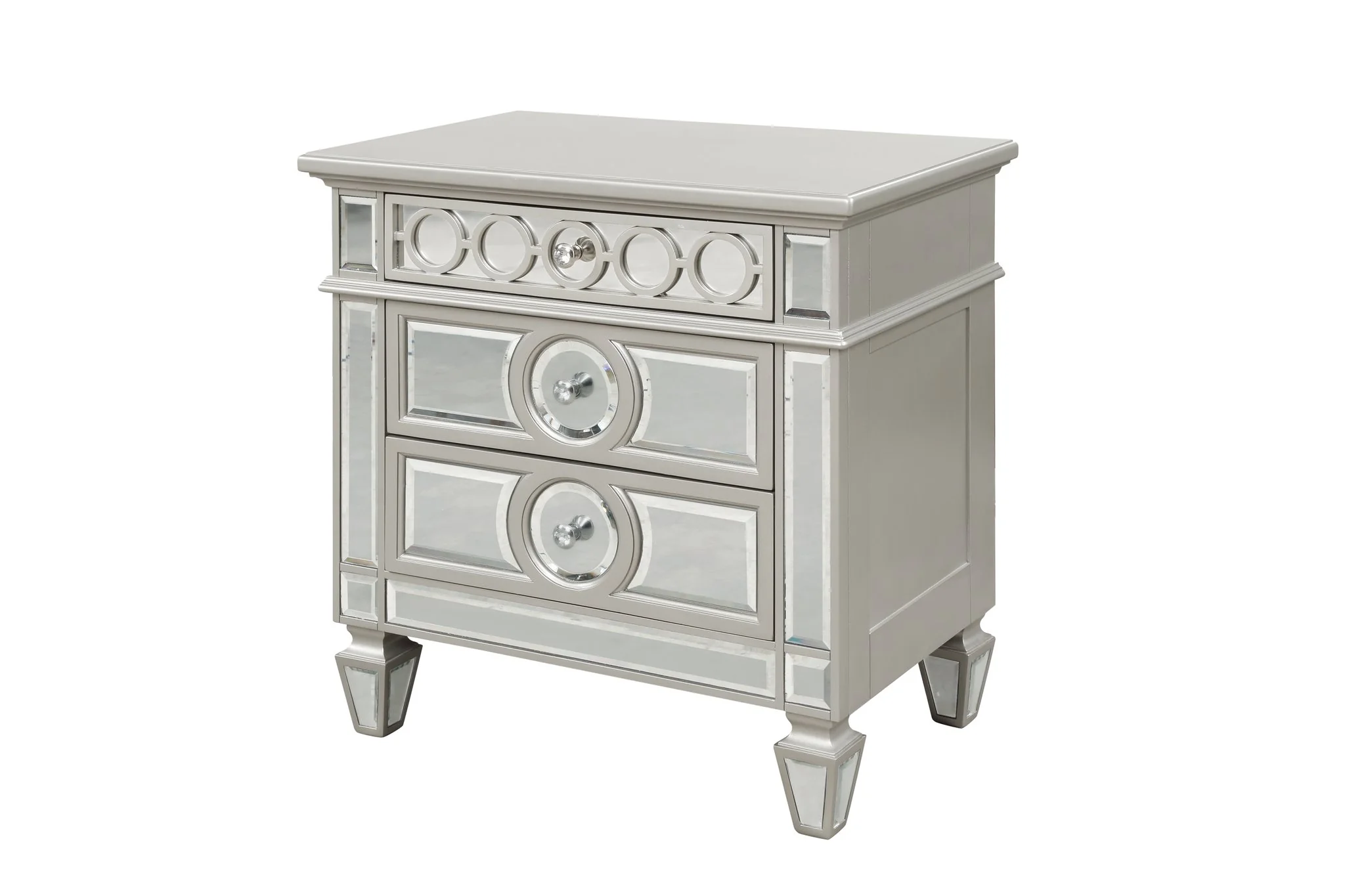 Symphony 5 Pc Queen Bed Silver - Image 16