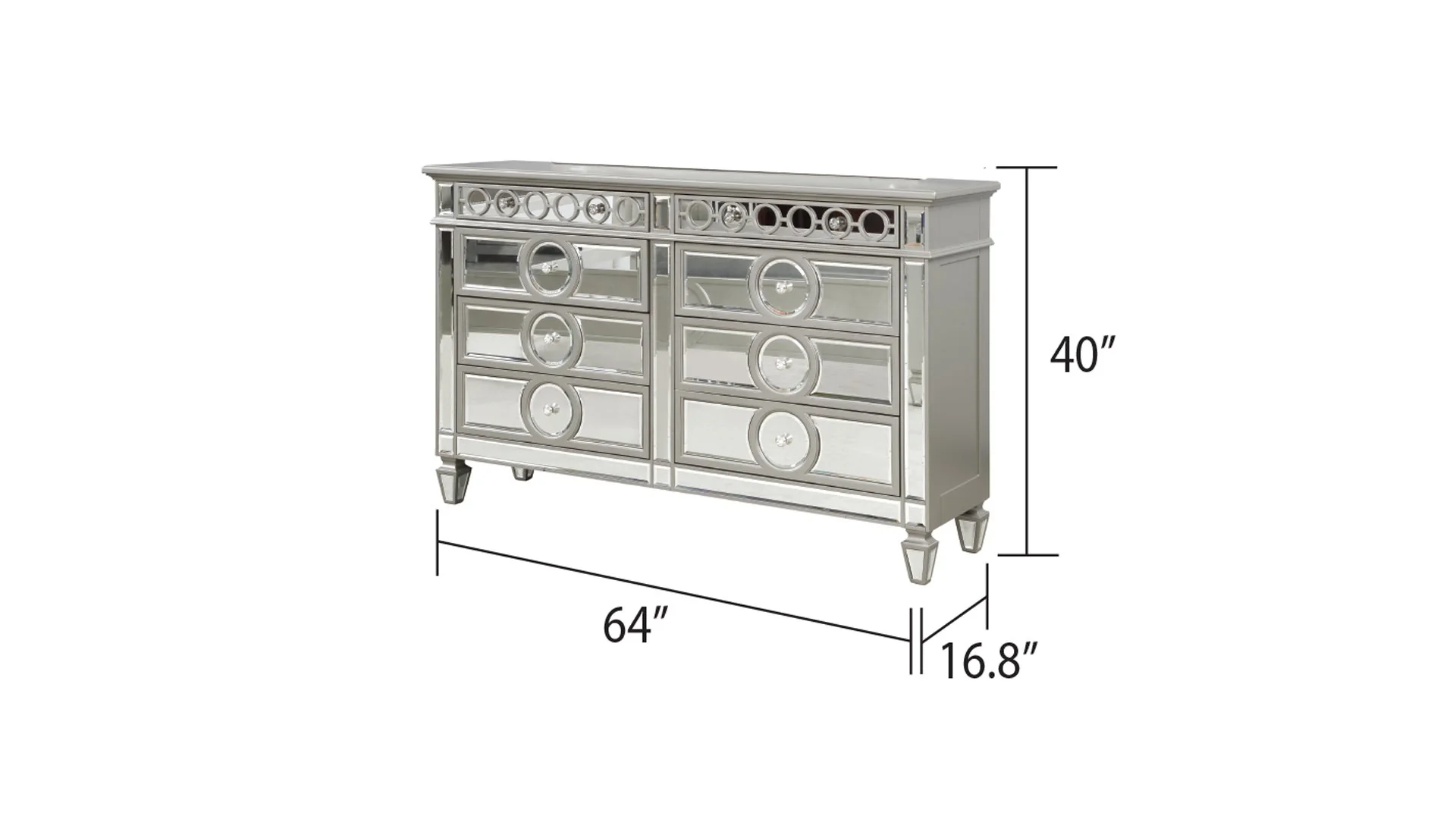 Symphony Dresser Silver - Image 4