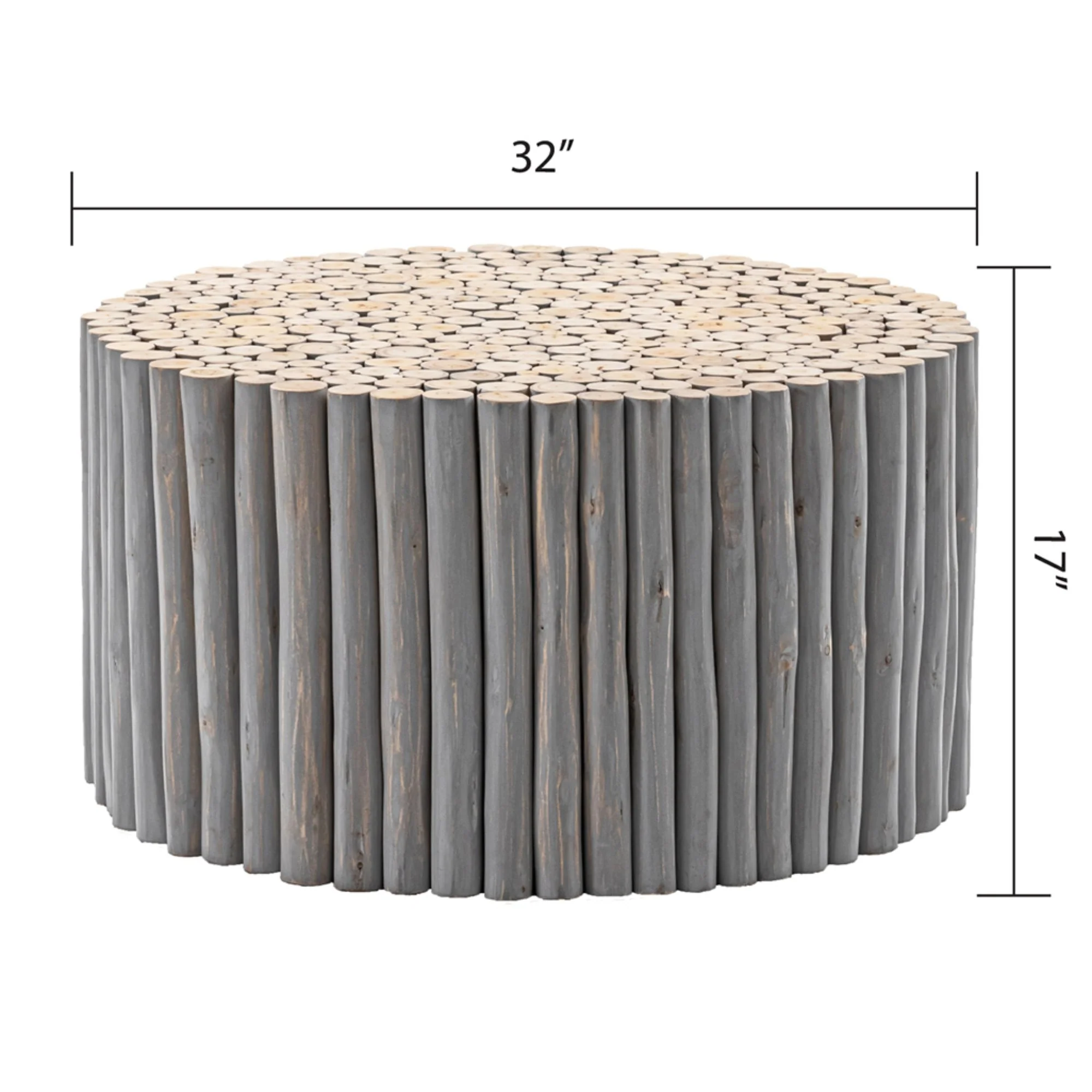 T1009-32 Coffee Table Gray - Image 4