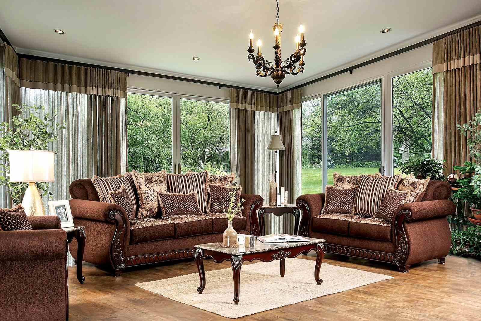 Tabitha Loveseat, Brown - Image 2