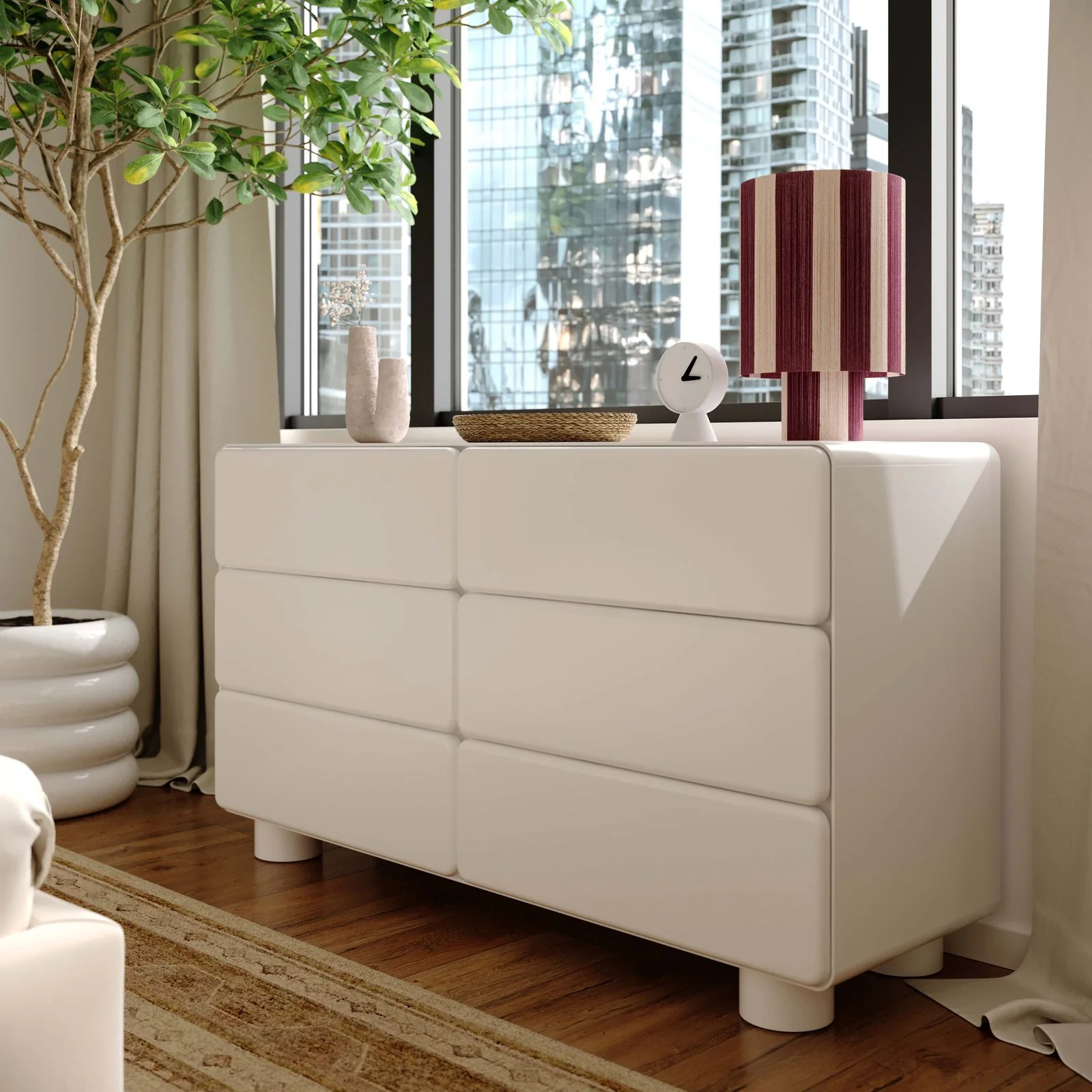 Tammy White 6-Drawer Dresser - Image 2