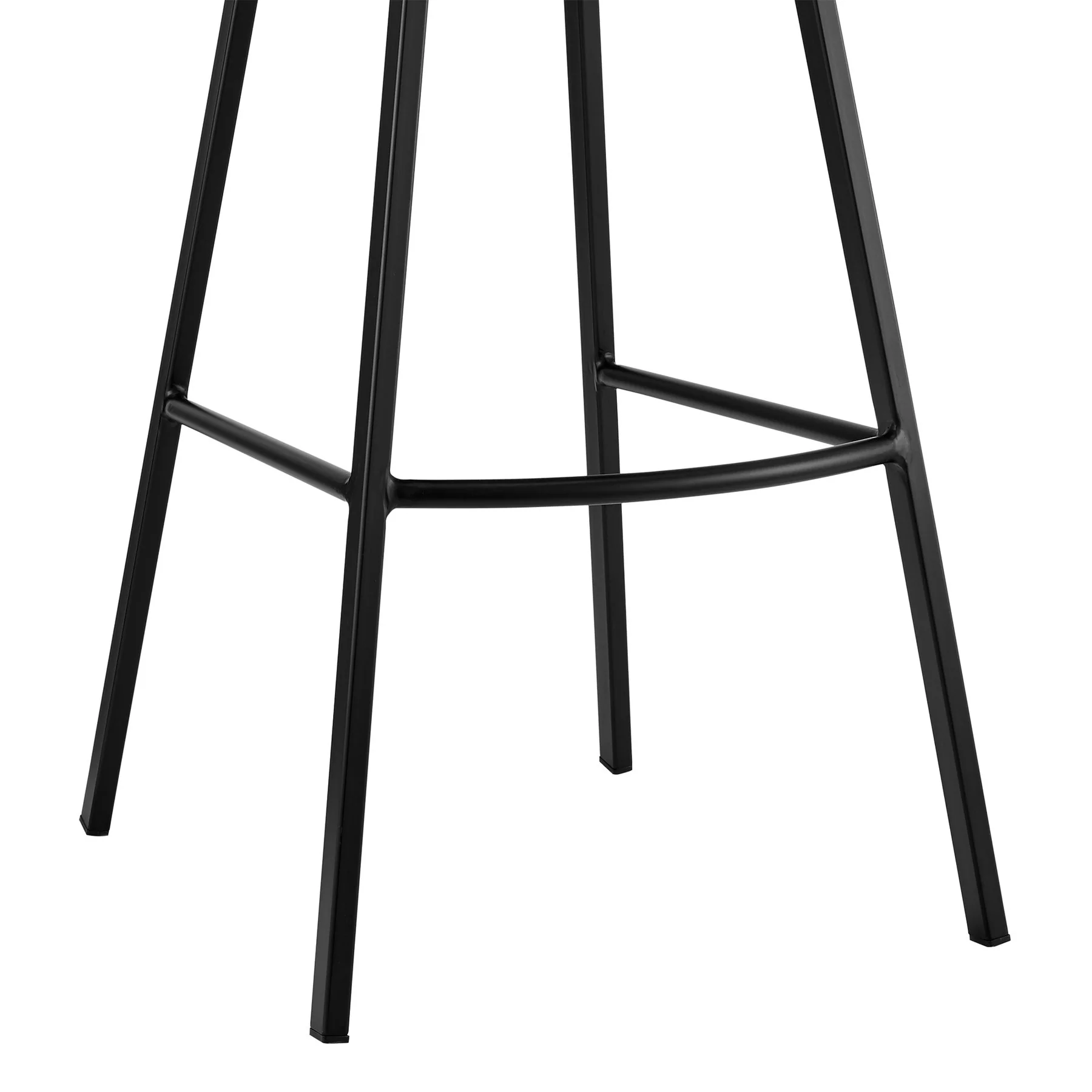 Tandy Gray Faux Leather and Black Metal 26" Counter Stool - Image 8