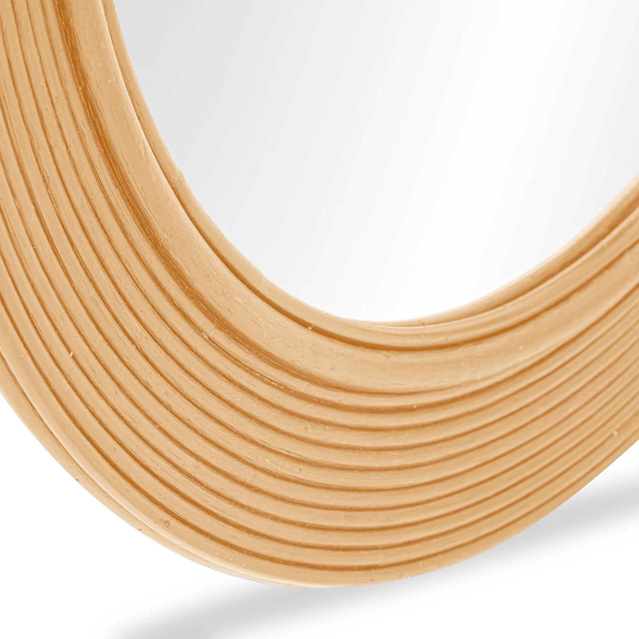 Tanya Natural Rattan Round Wall Mirror - Image 4